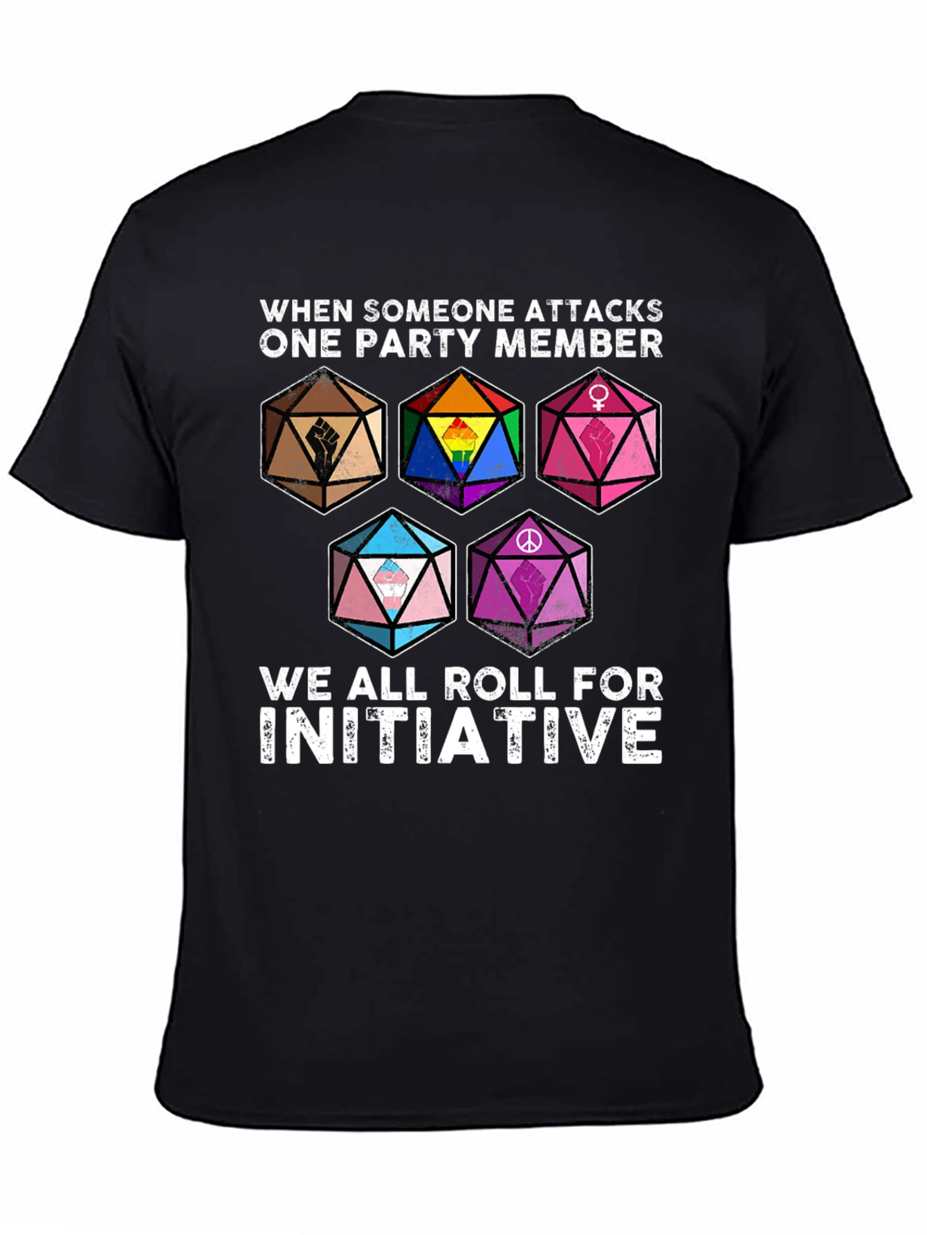 D&D Roll for Initiative Pride T-Shirt