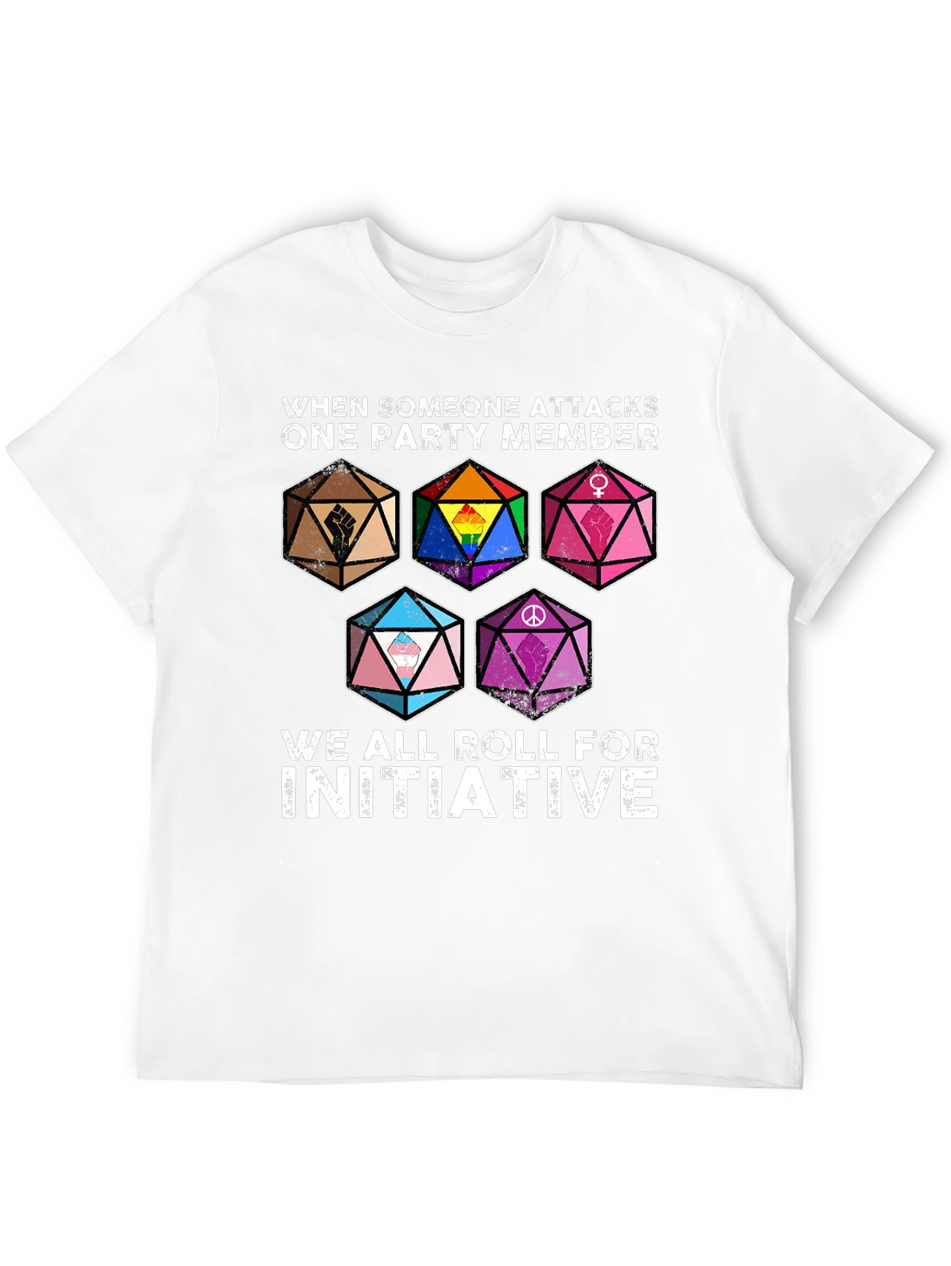 D&D Roll for Initiative Pride T-Shirt