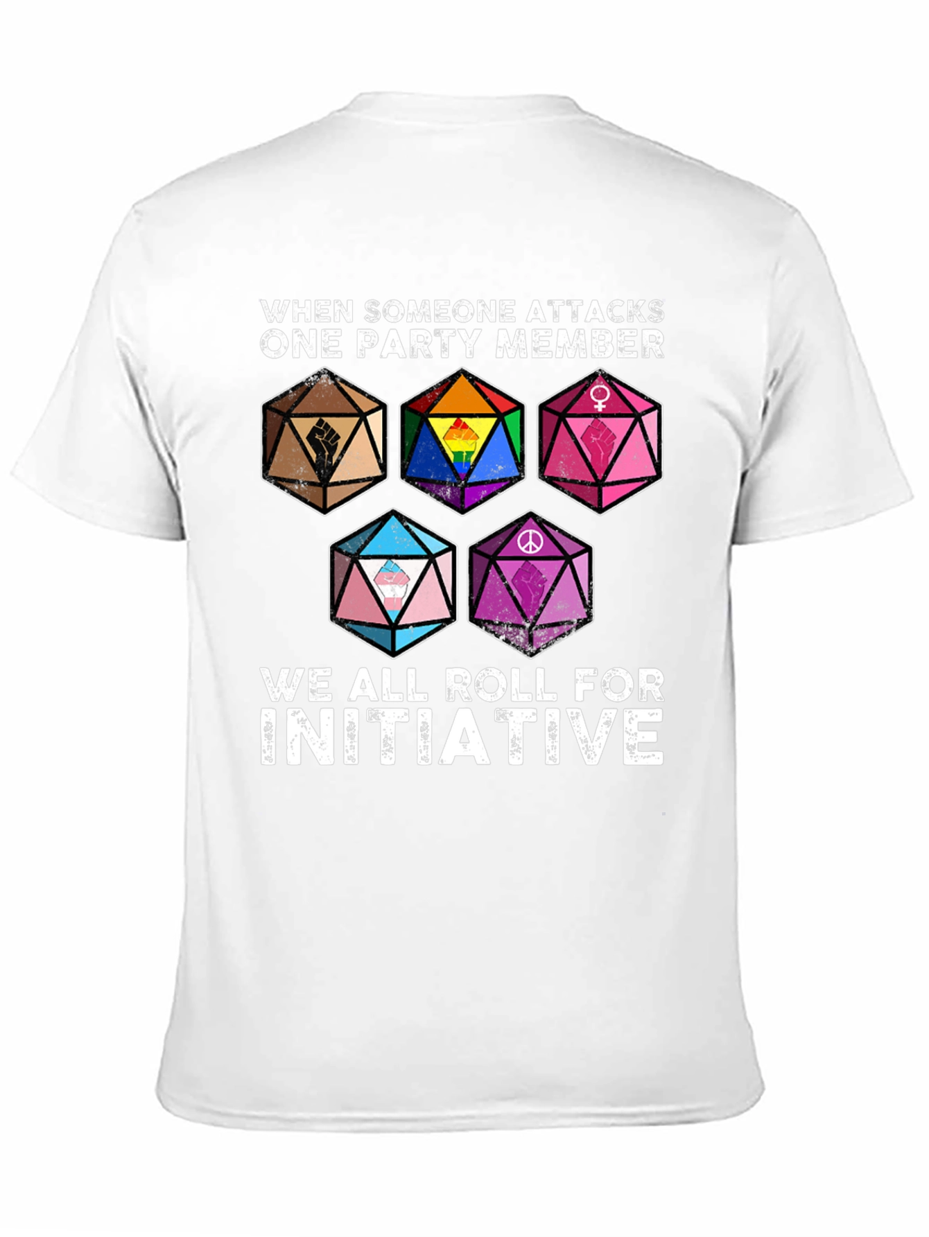 D&D Roll for Initiative Pride T-Shirt