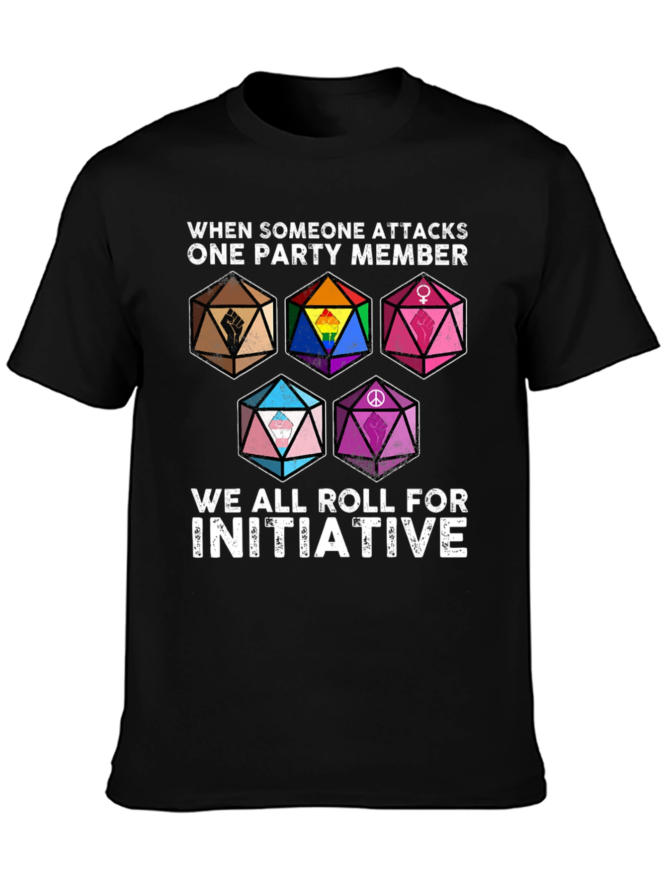 D&D Roll for Initiative Pride T-Shirt