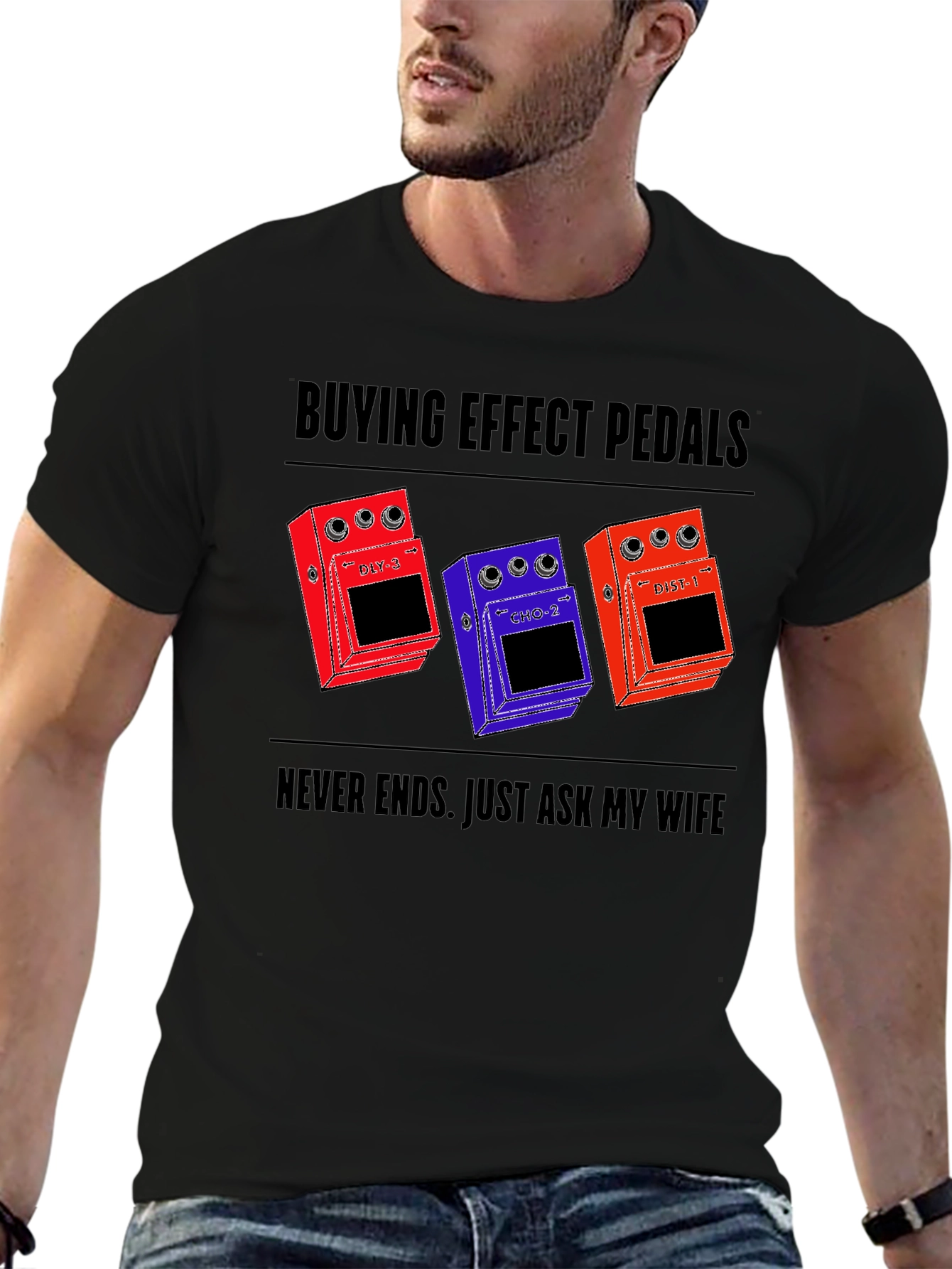 Buying Effect Pedals T-Shirt - Never Ends
