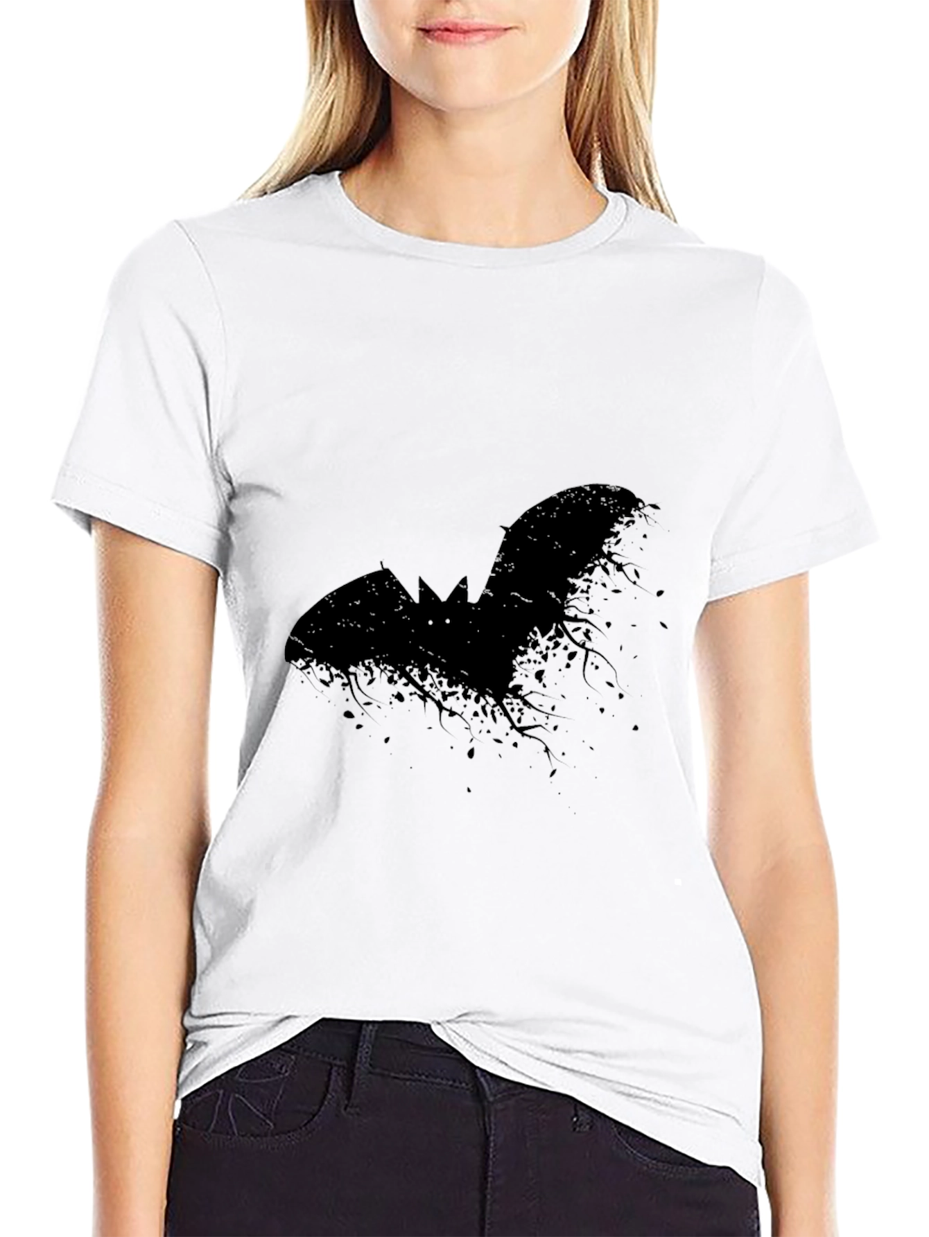 Black Bat Graphic T-Shirt