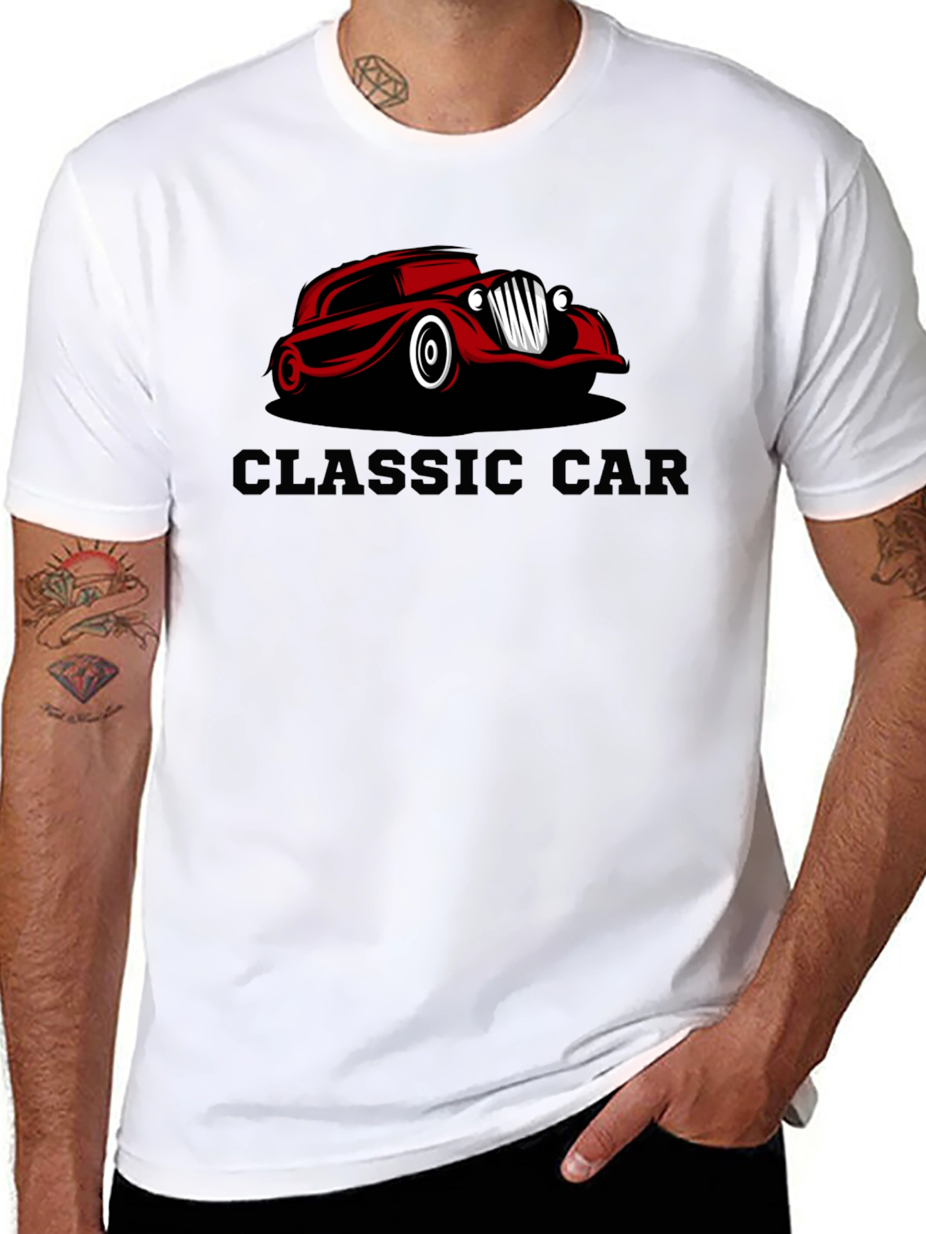 Classic Car Graphic Tee - Cool Retro Auto Shirt