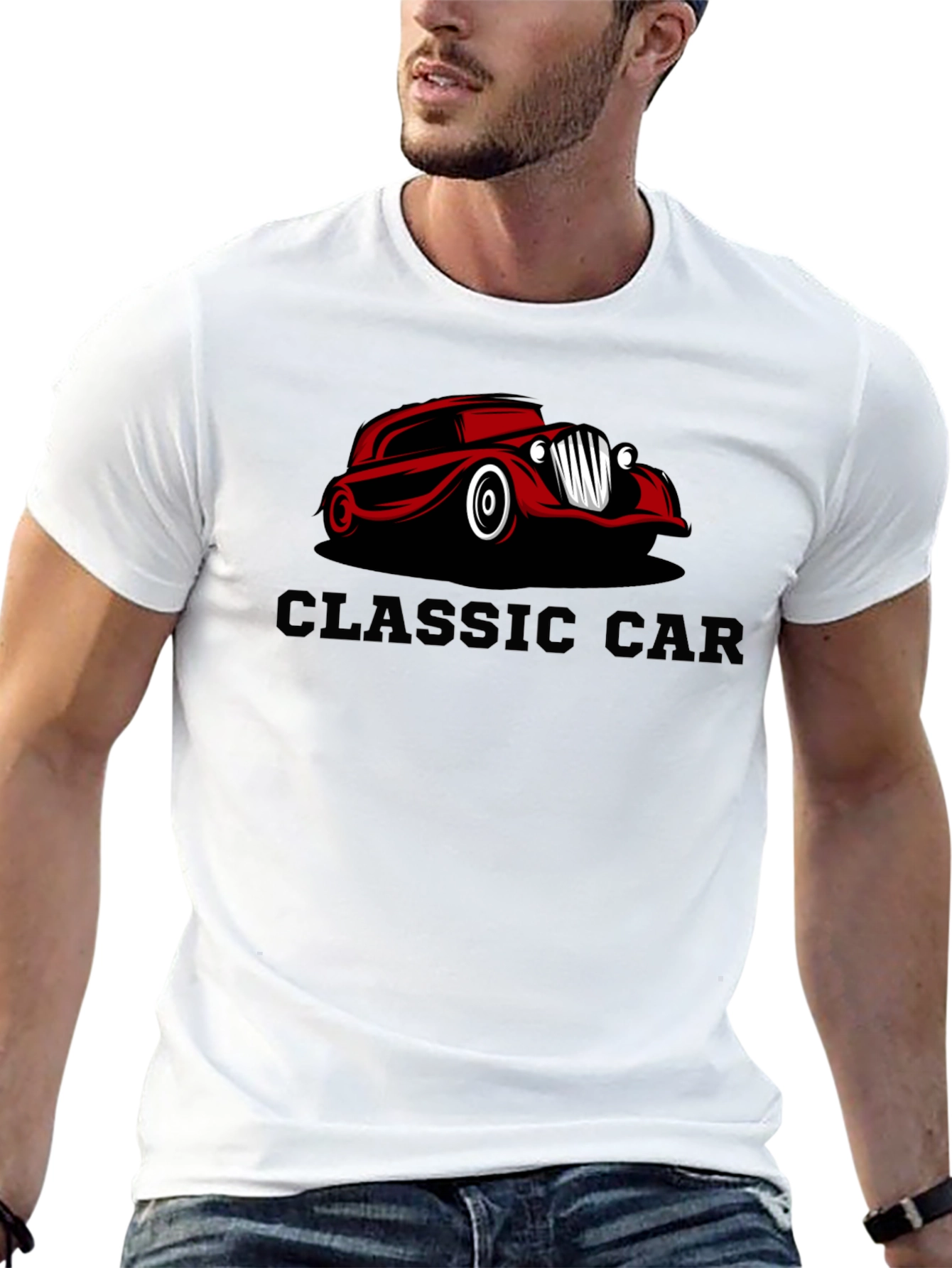 Classic Car Graphic Tee - Cool Retro Auto Shirt