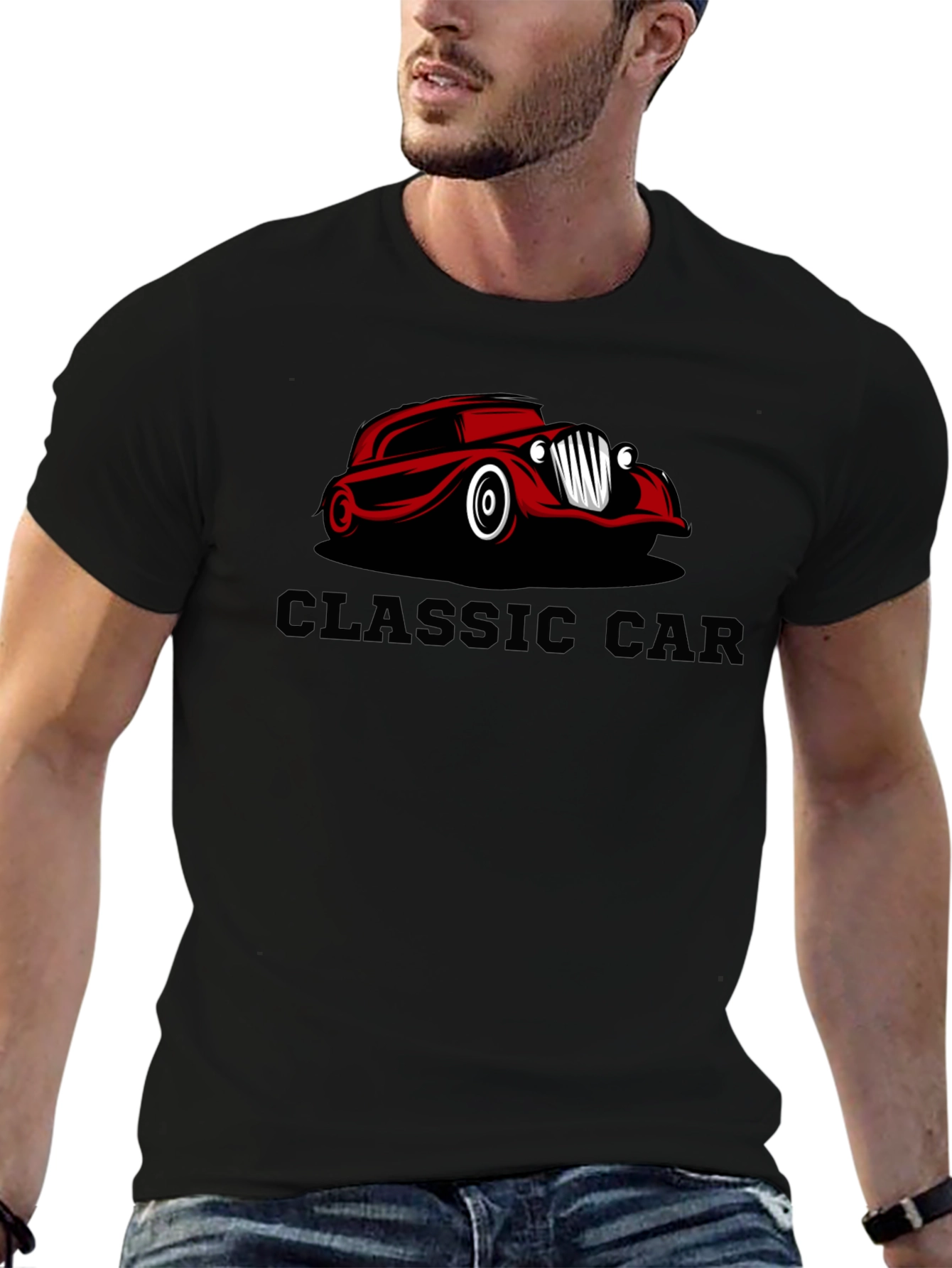 Classic Car Graphic Tee - Cool Retro Auto Shirt