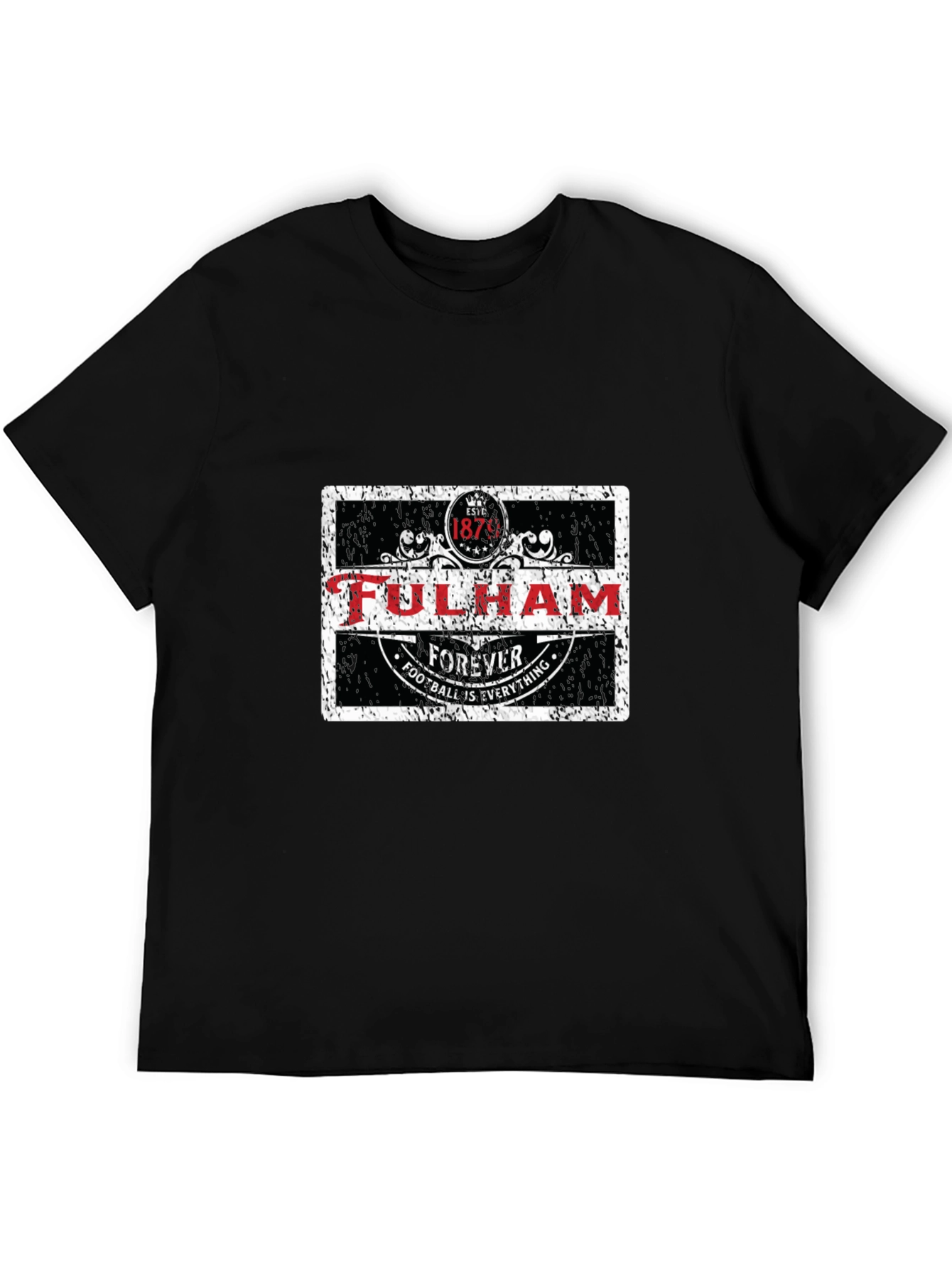 Fulham Football Forever Black T-Shirt