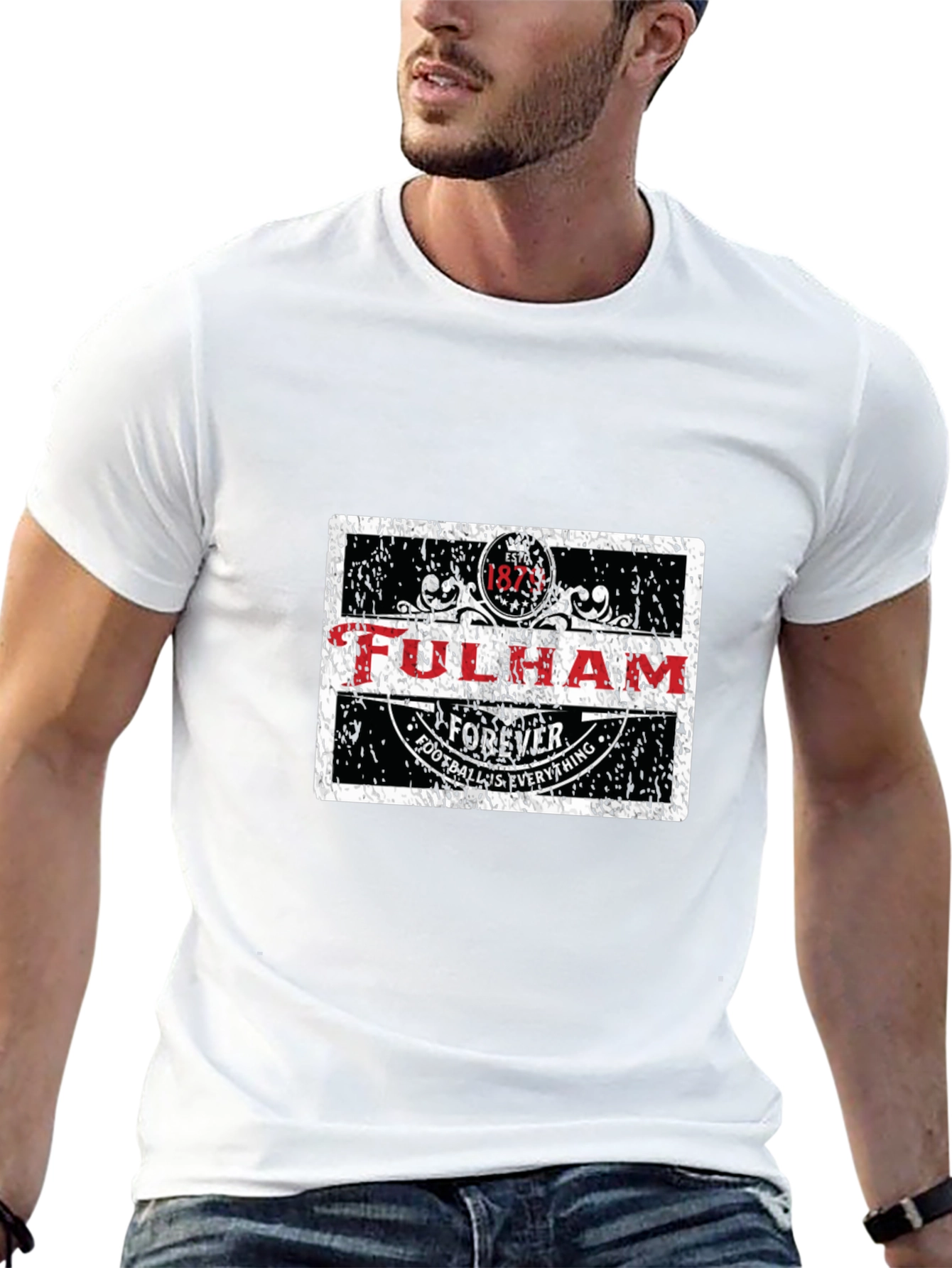 Fulham Football Forever Black T-Shirt