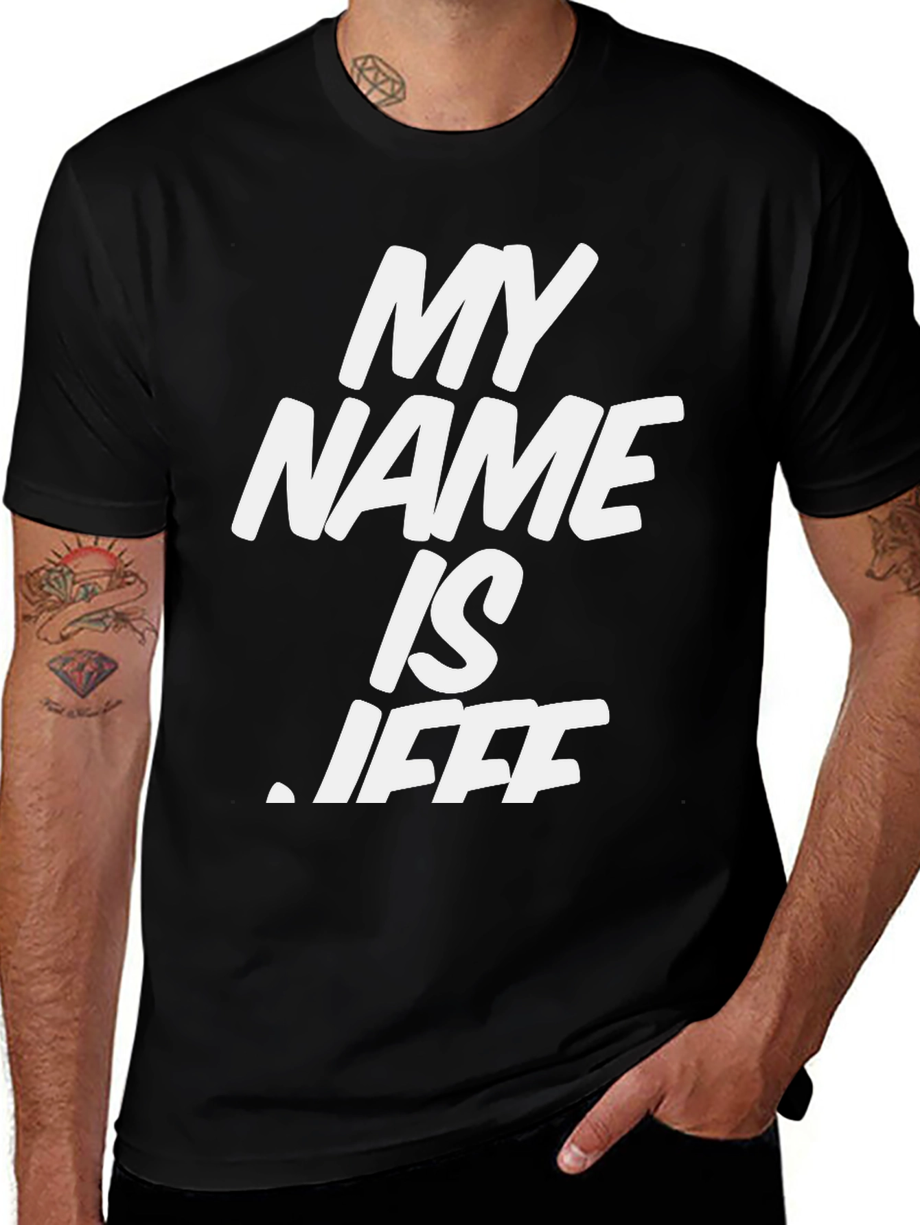 My Name is Jeff T-Shirt - Bold Graphic Tee