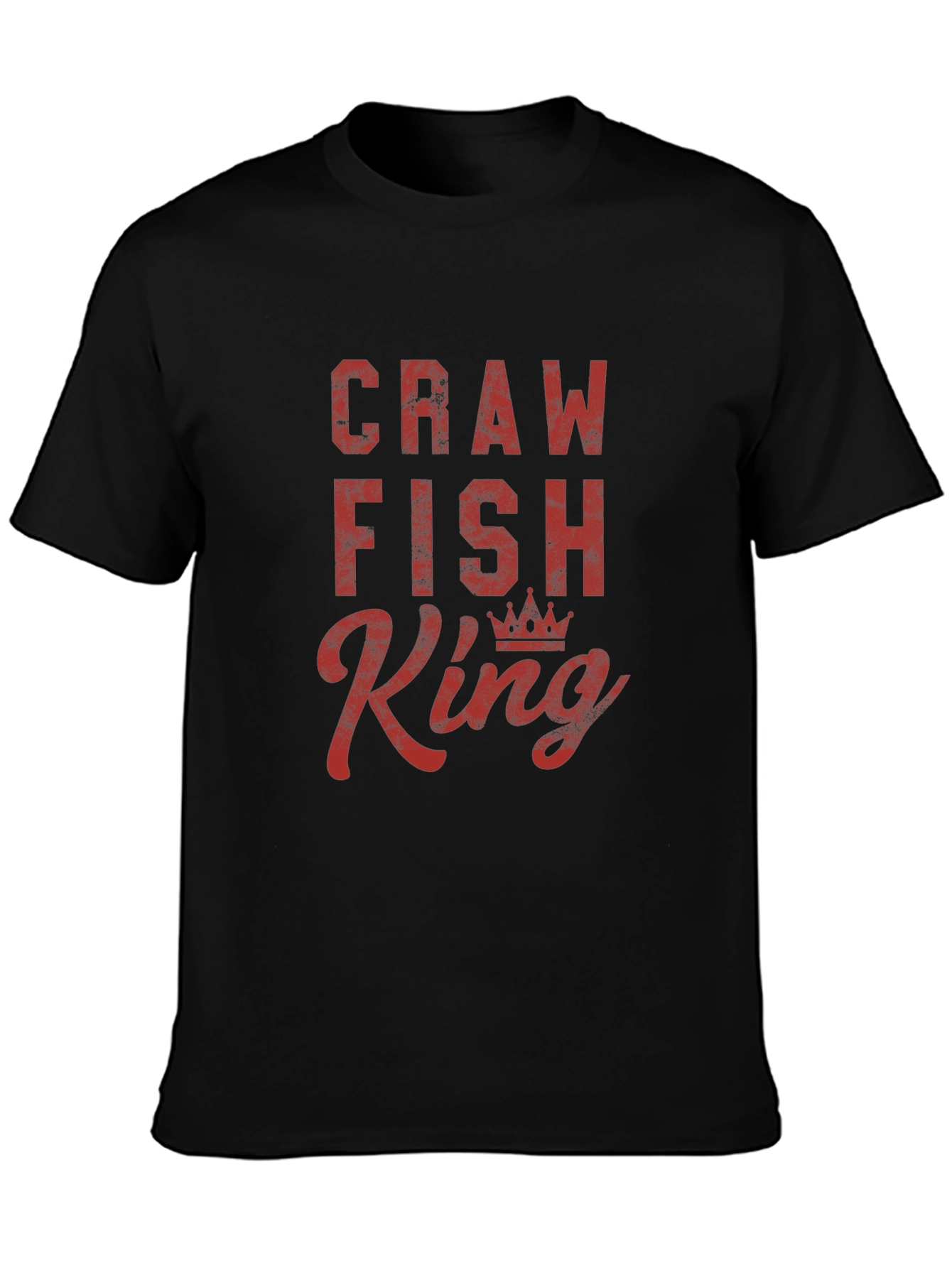 Crawfish King Graphic Tee - Black T-Shirt