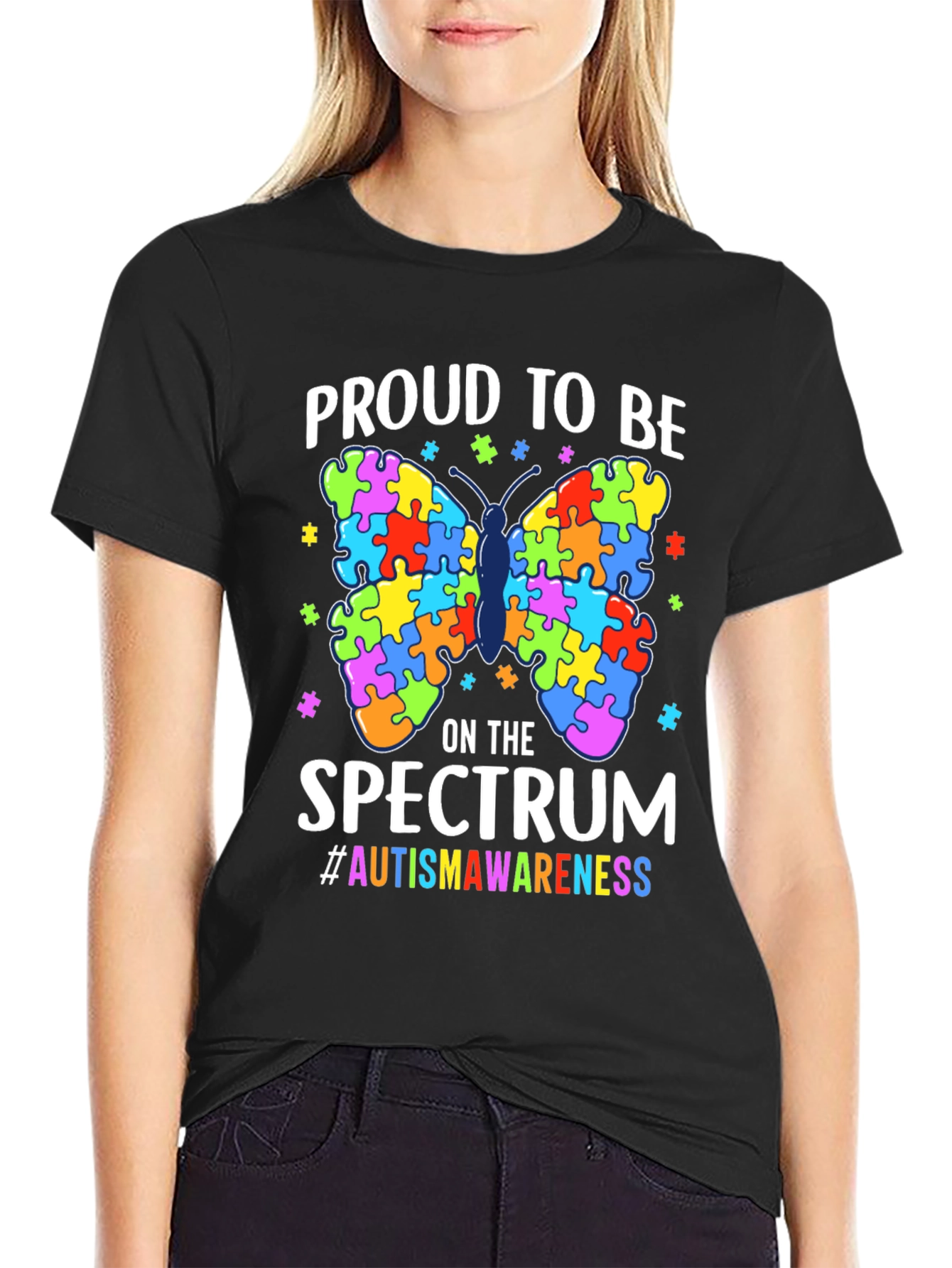 Autism Awareness Butterfly T-Shirt