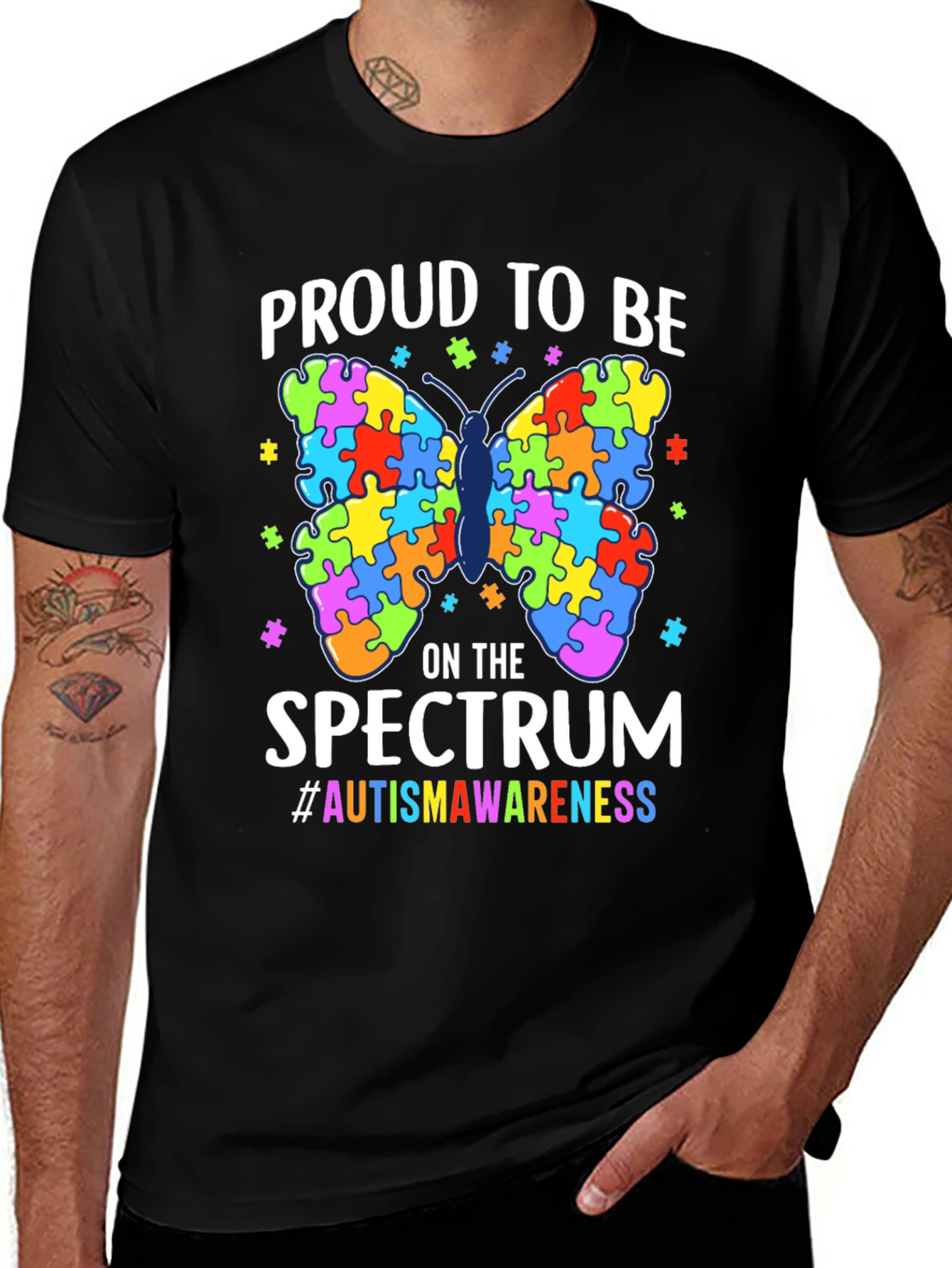 Autism Awareness Butterfly T-Shirt