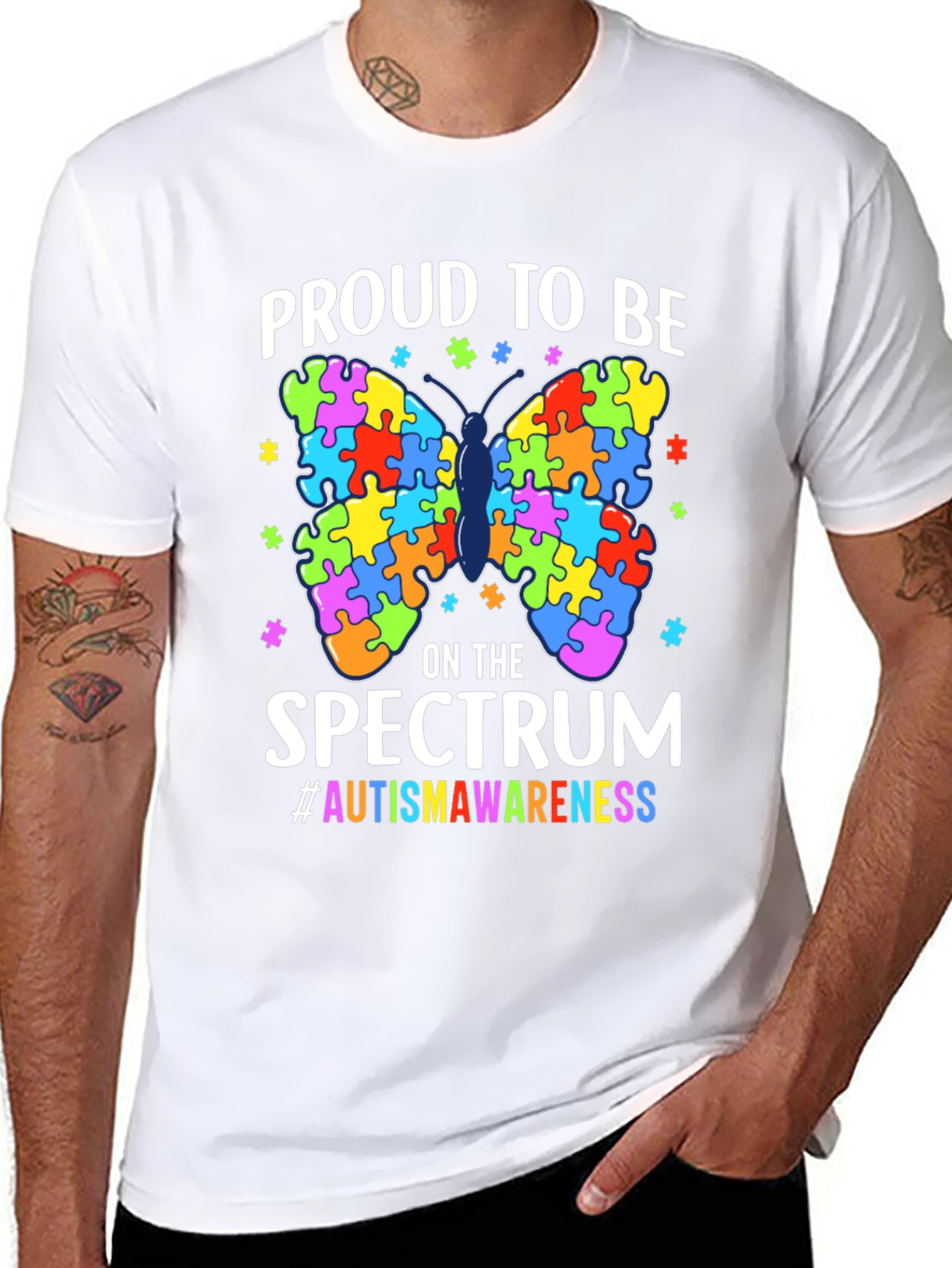 Autism Awareness Butterfly T-Shirt