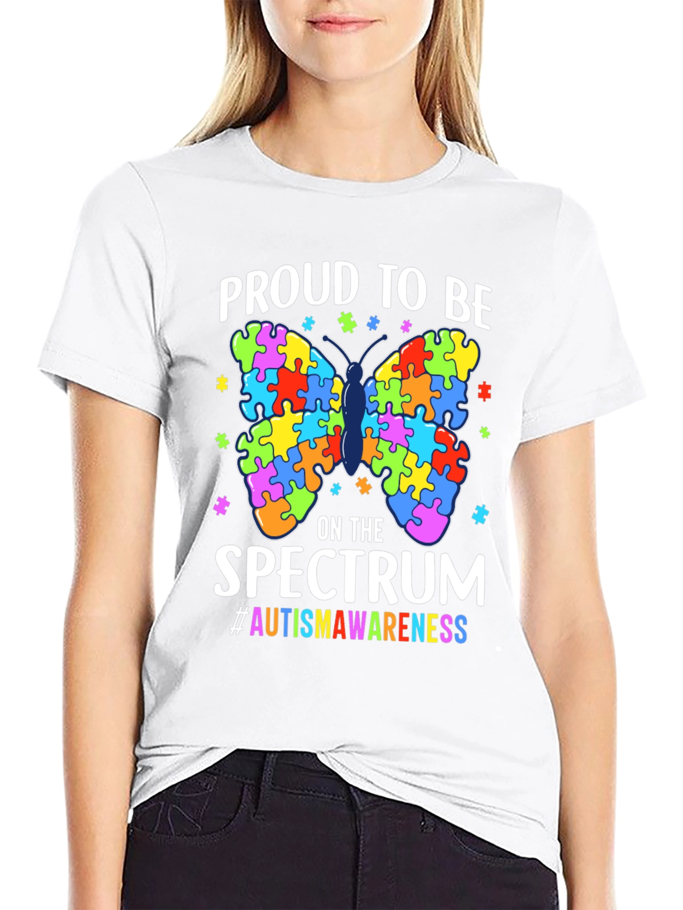 Autism Awareness Butterfly T-Shirt