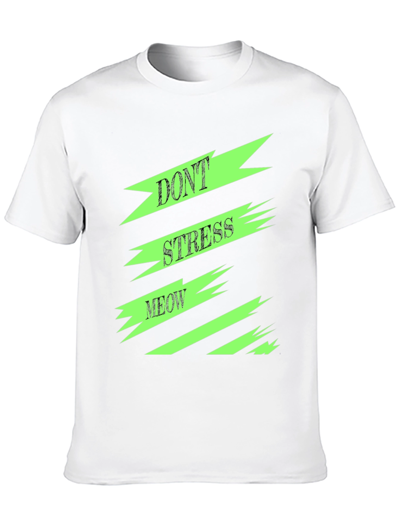 Dont Stress Meow Graphic T-Shirt