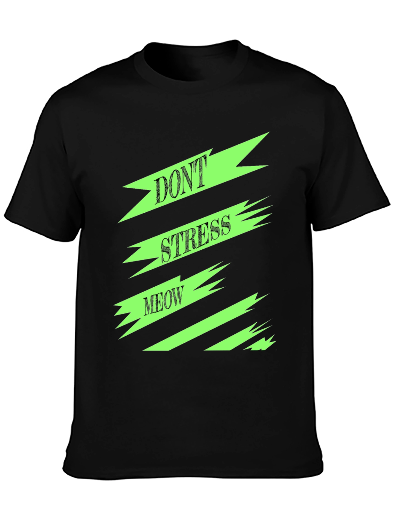 Dont Stress Meow Graphic T-Shirt