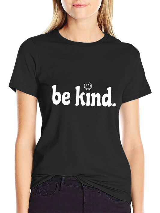 Be Kind Smiley Face Graphic T-Shirt