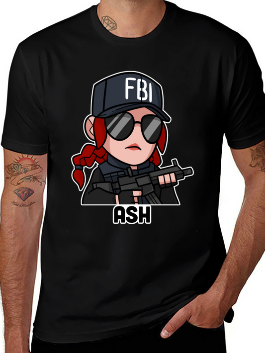 FBI Ash Graphic T-Shirt
