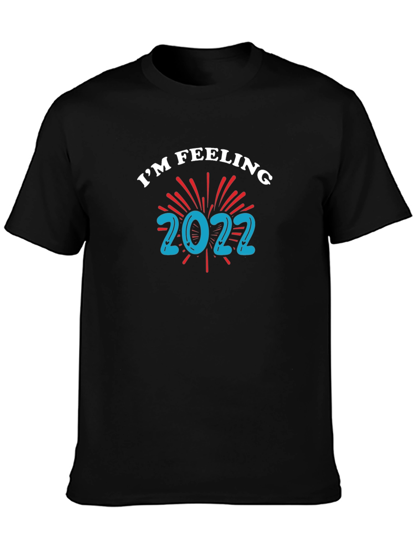 Im Feeling 2022 Black Graphic Tee