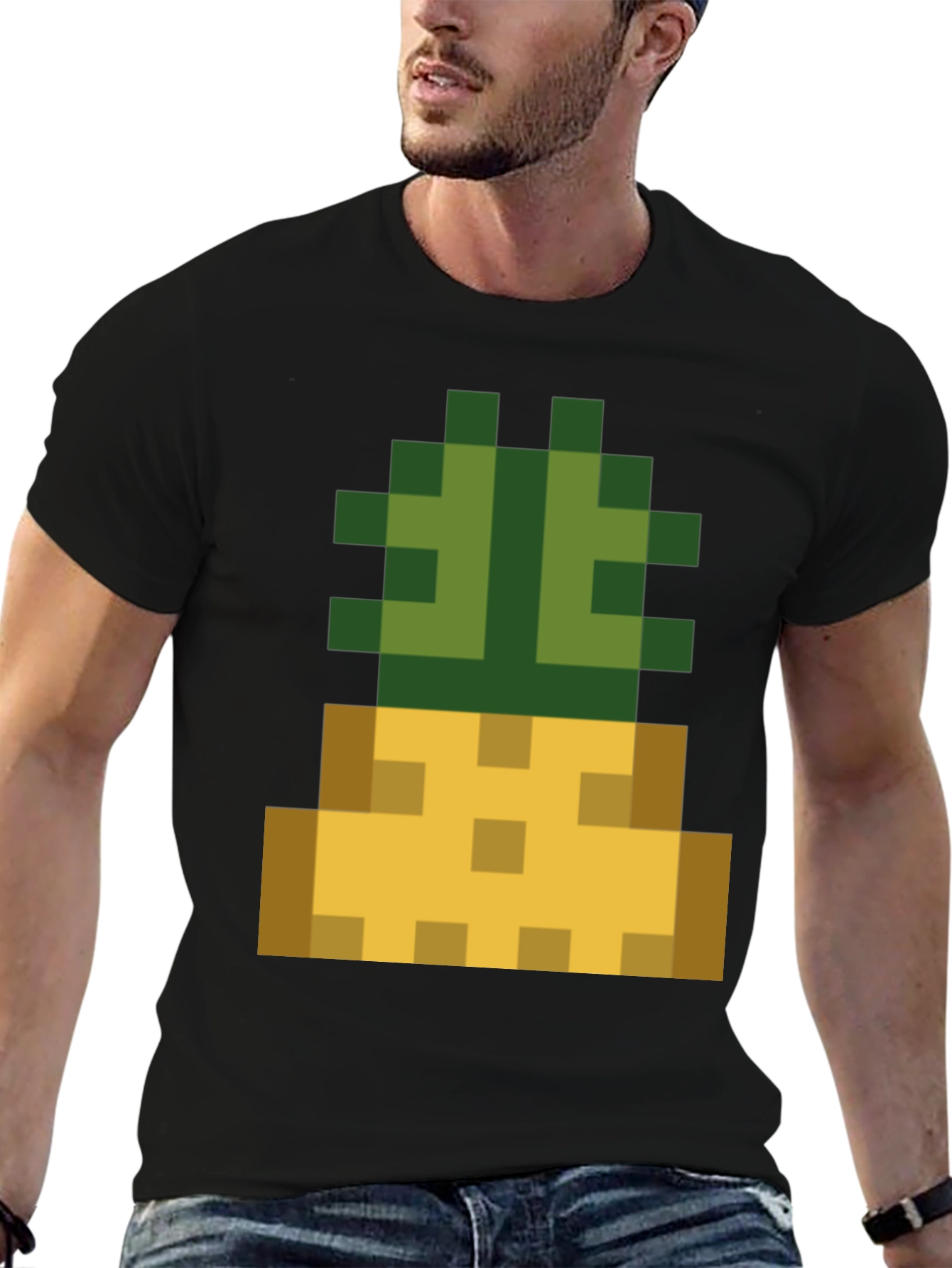 Pixel Pineapple Graphic T-Shirt