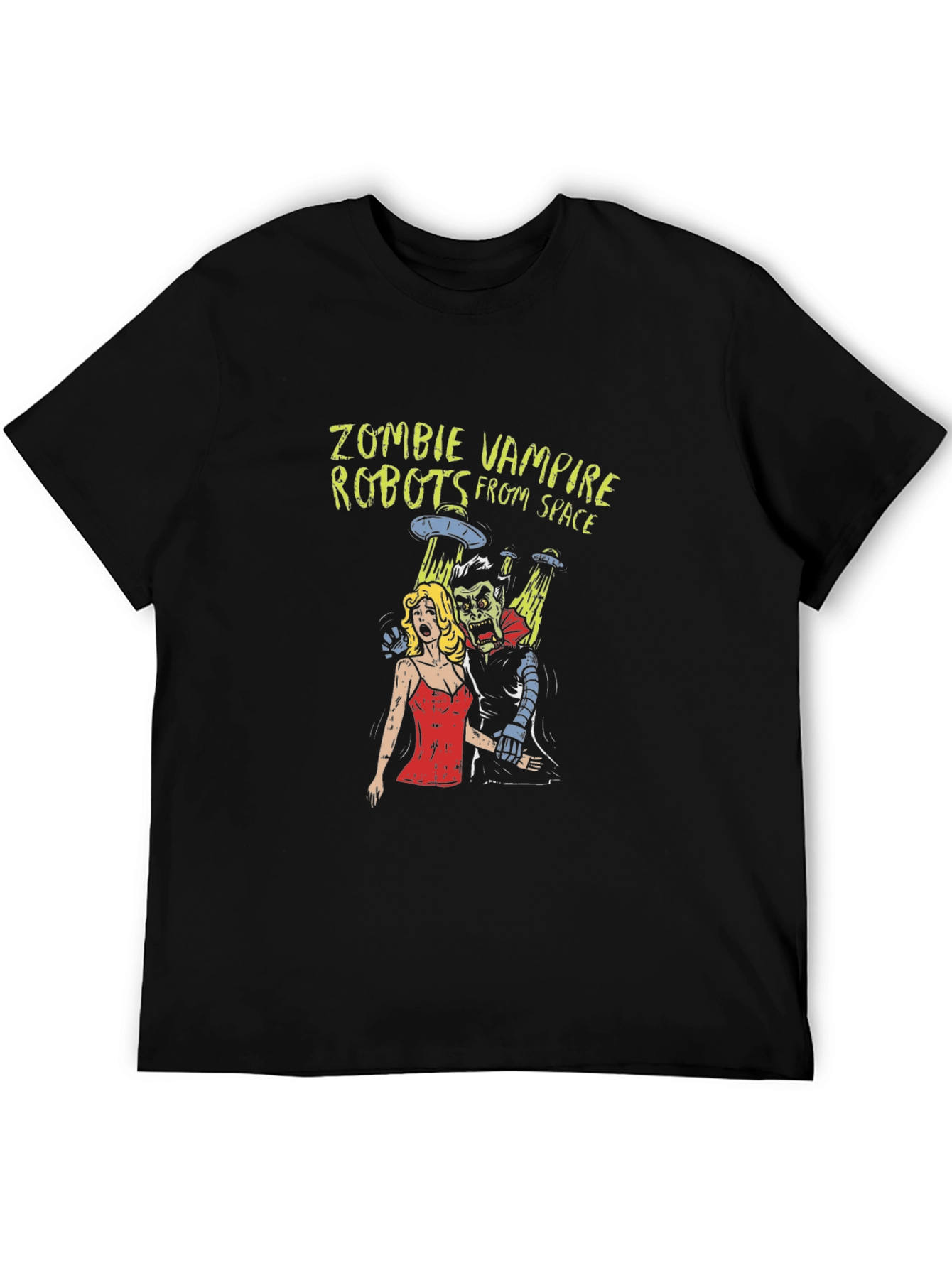 Zombie Vampire Robots From Space Graphic T-Shirt