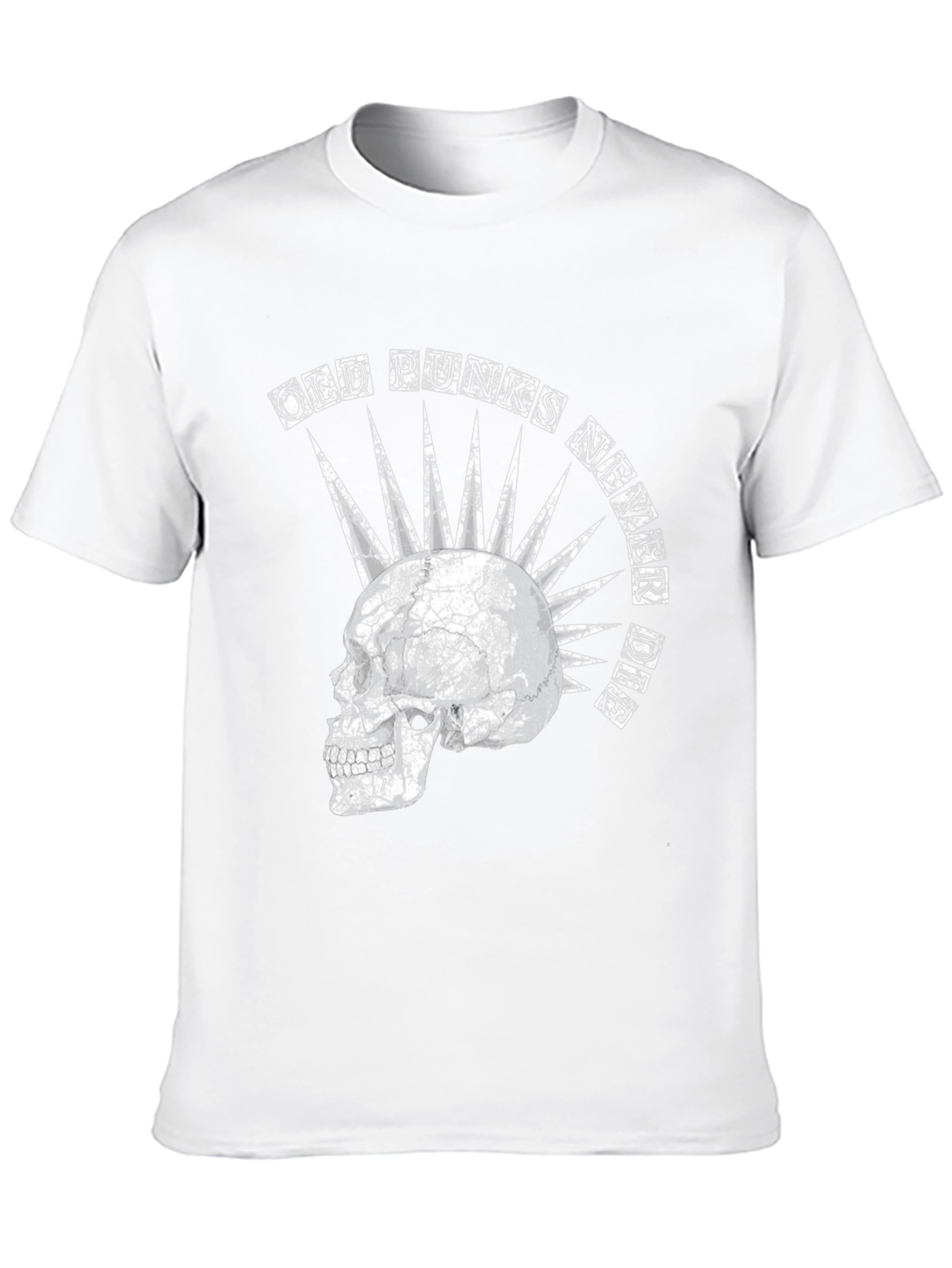 Old Punks Never Die Graphic T-Shirt - Black