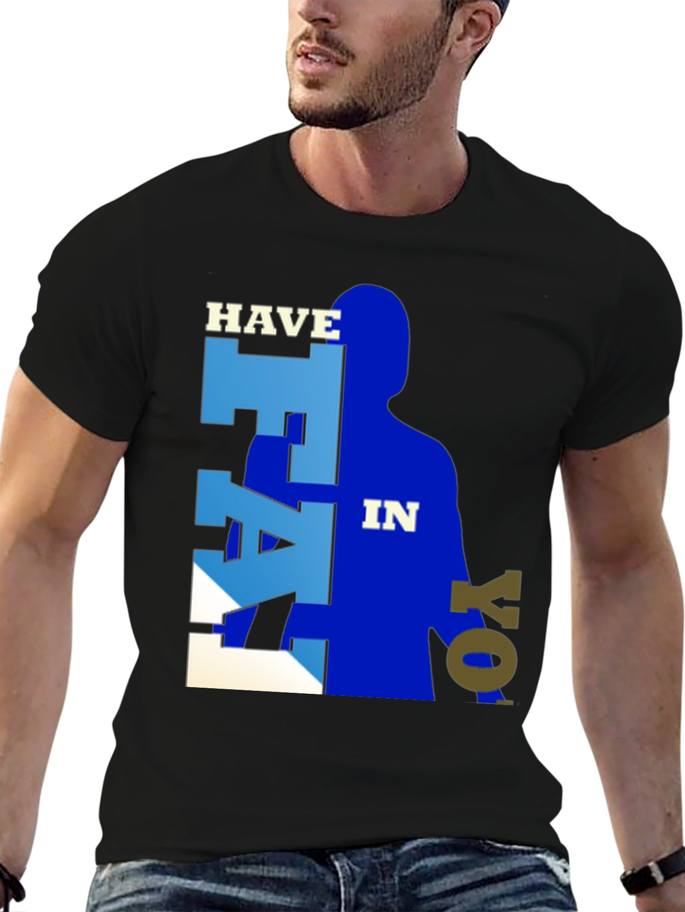 Have Faith in Yoself Graphic Tee - Black