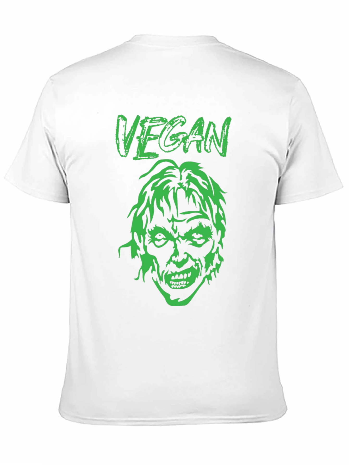 Vegan Zombie Graphic Tee - Black T-Shirt