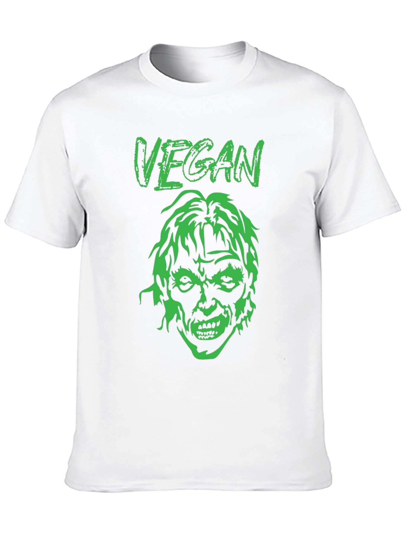 Vegan Zombie Graphic Tee - Black T-Shirt