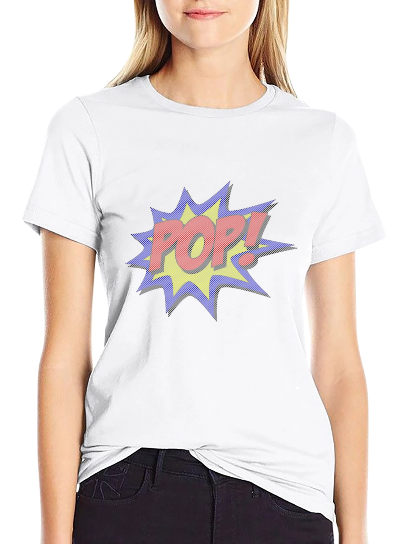 Comic Pop Art T-Shirt - Graphic Novel Style Tee