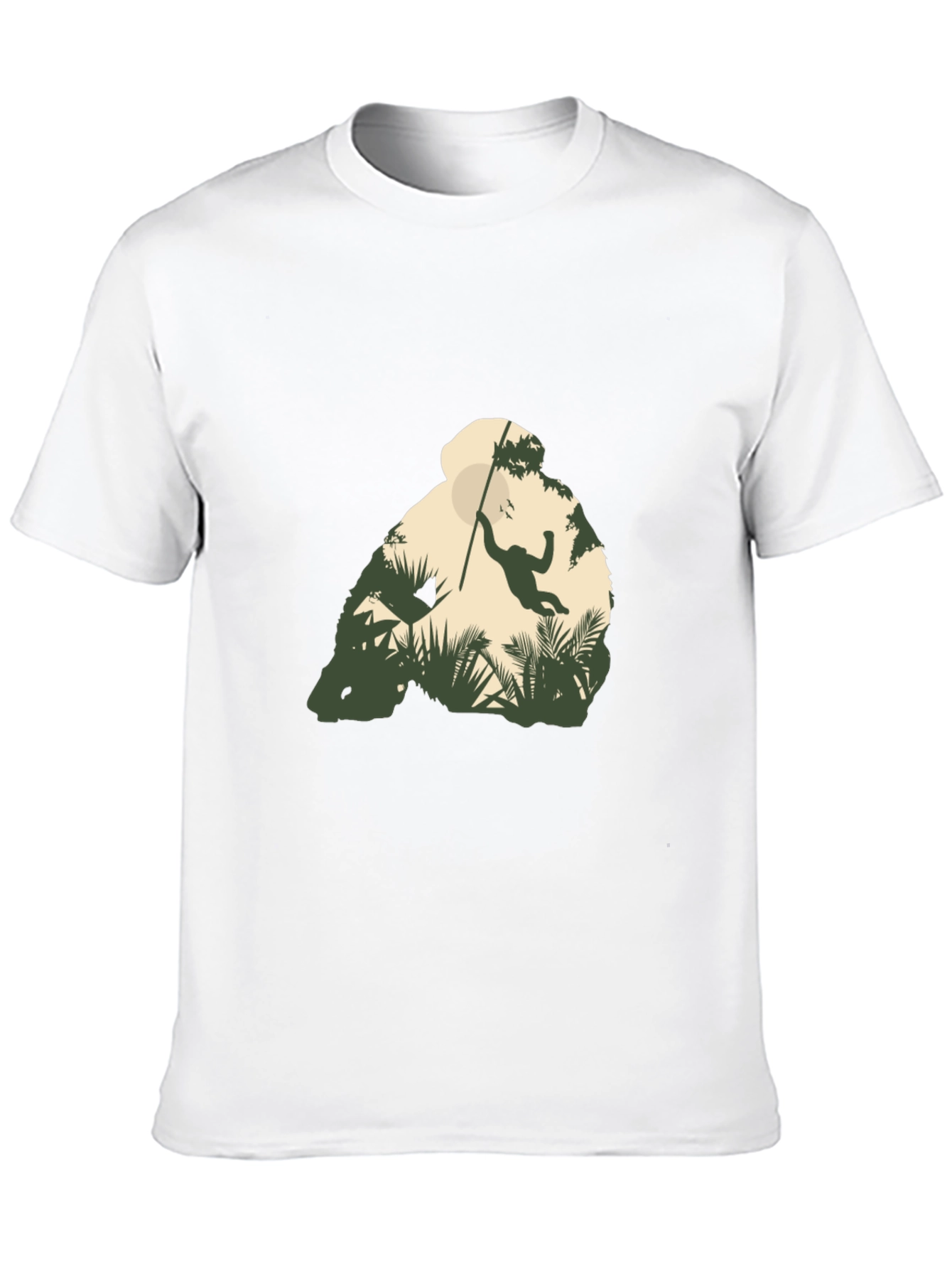 Jungle Monkey Graphic T-Shirt