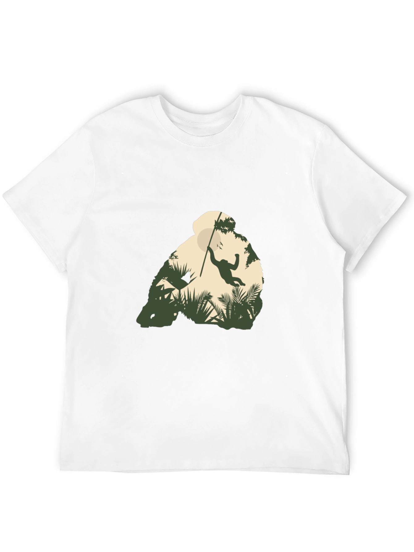 Jungle Monkey Graphic T-Shirt