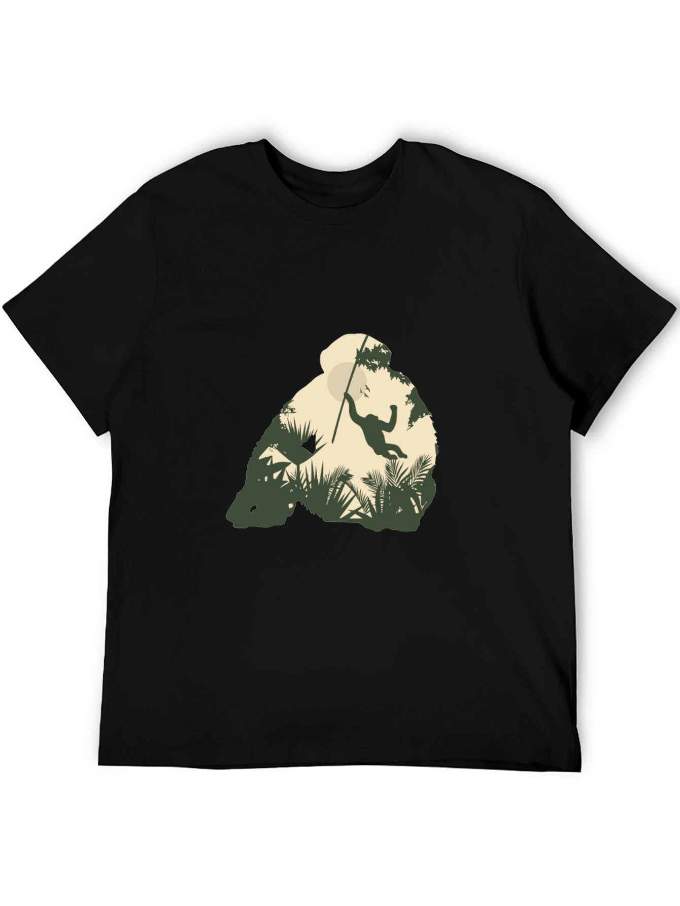 Jungle Monkey Graphic T-Shirt