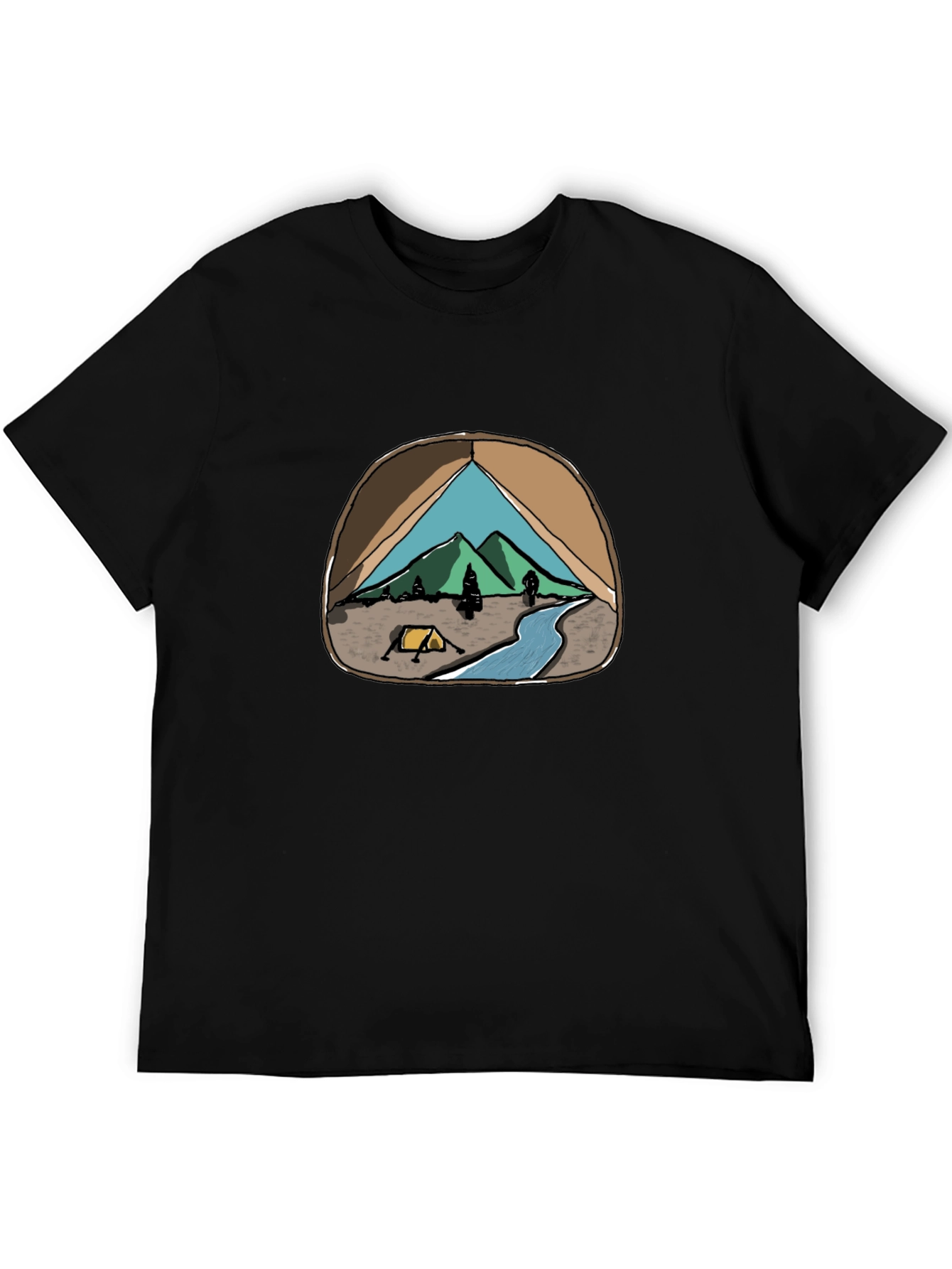 Camping Adventure Graphic T-Shirt