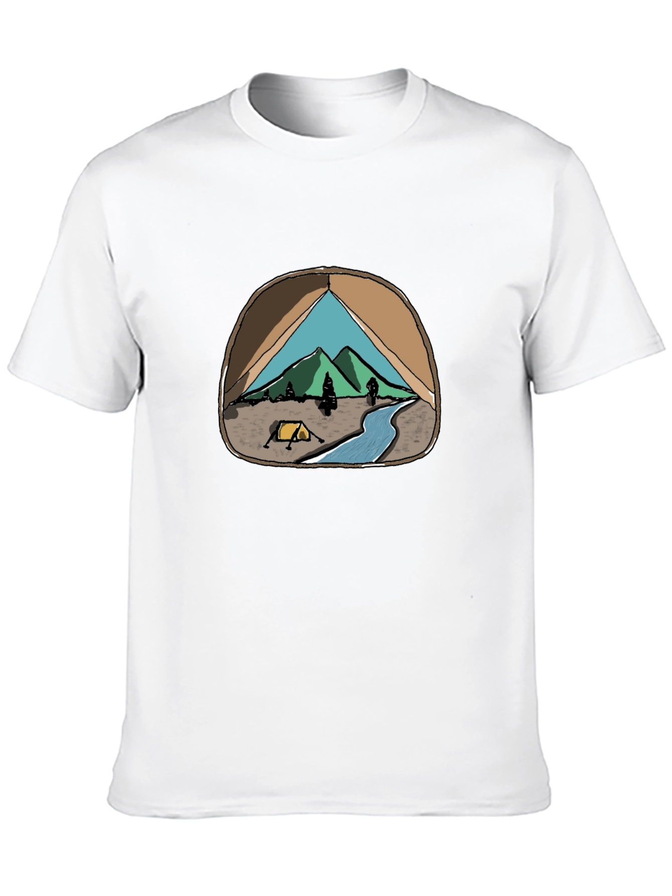 Camping Adventure Graphic T-Shirt