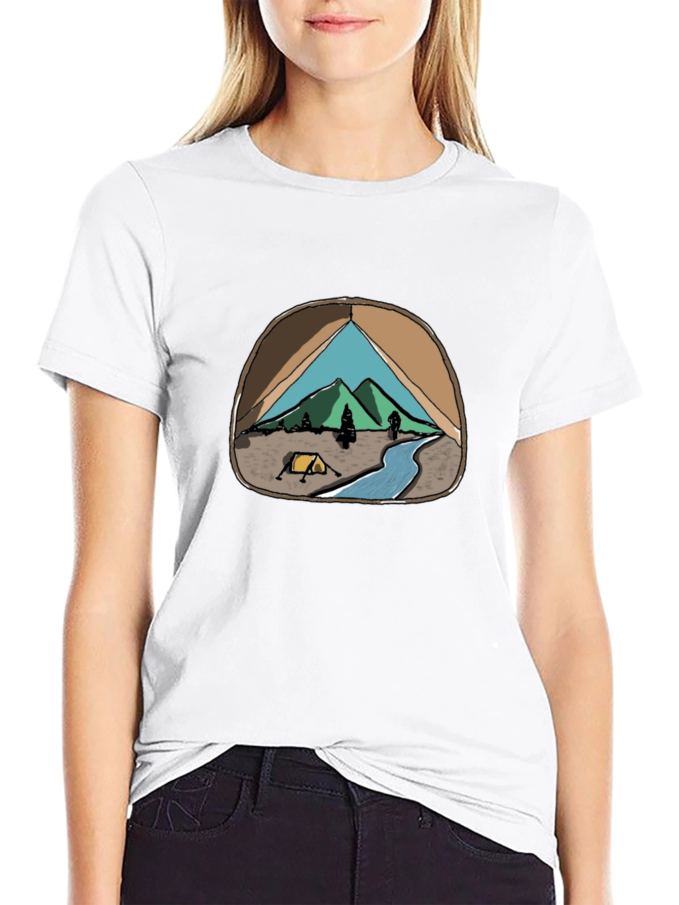 Camping Adventure Graphic T-Shirt