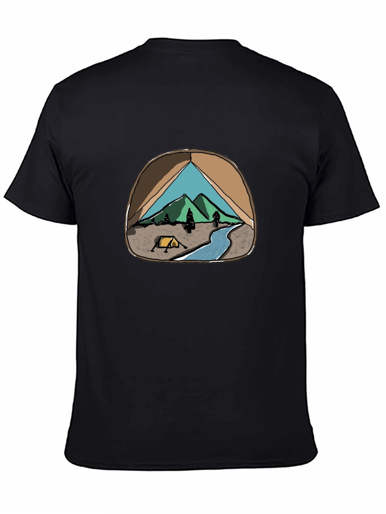 Camping Adventure Graphic T-Shirt
