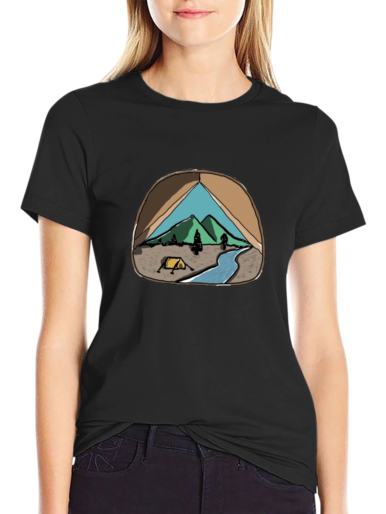 Camping Adventure Graphic T-Shirt