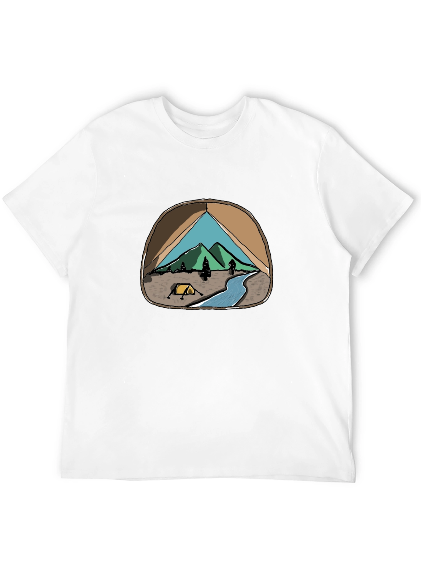 Camping Adventure Graphic T-Shirt
