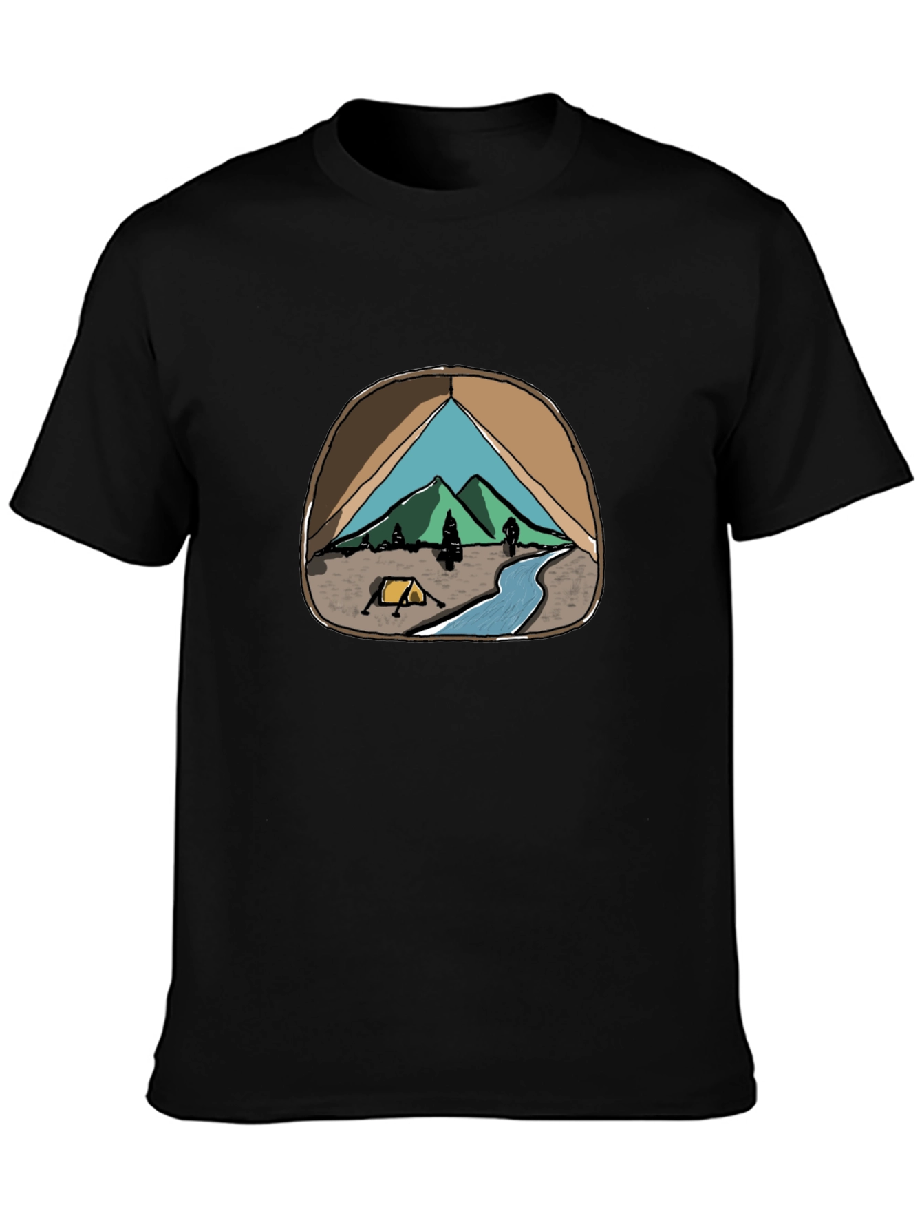 Camping Adventure Graphic T-Shirt