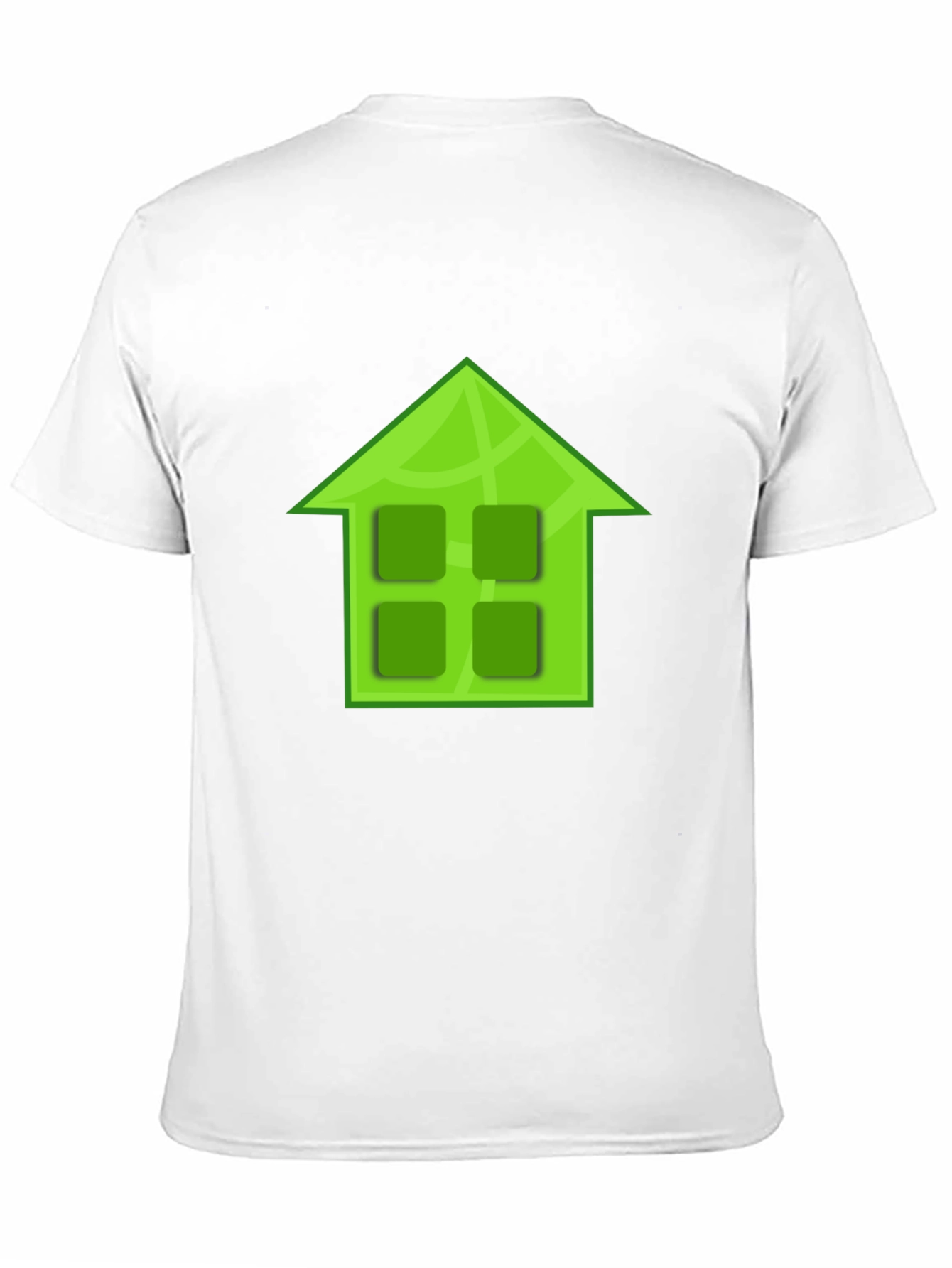 Green House Graphic Black T-Shirt