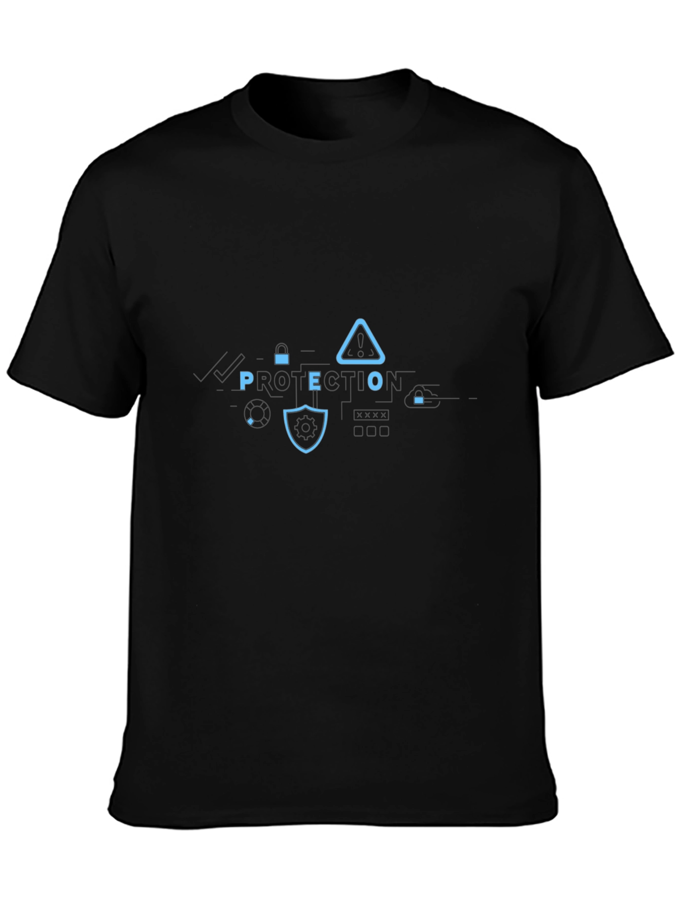 Geometric Graphic Tee - Modern Casual Wear