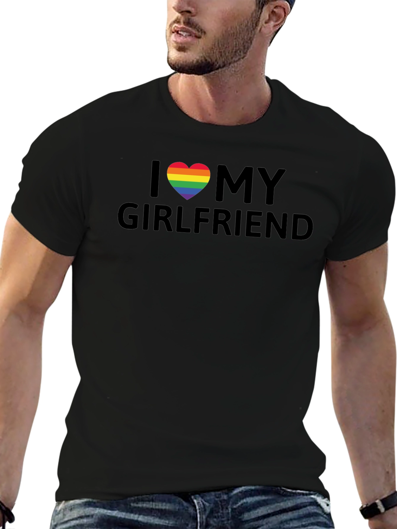 I Heart My Girlfriend LGBT Pride T-Shirt