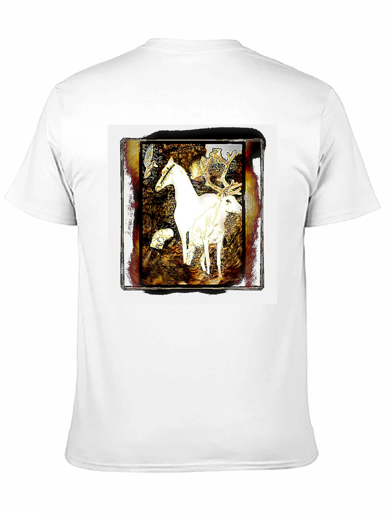 Fantasy Horse & Deer Graphic Tee - Unisex