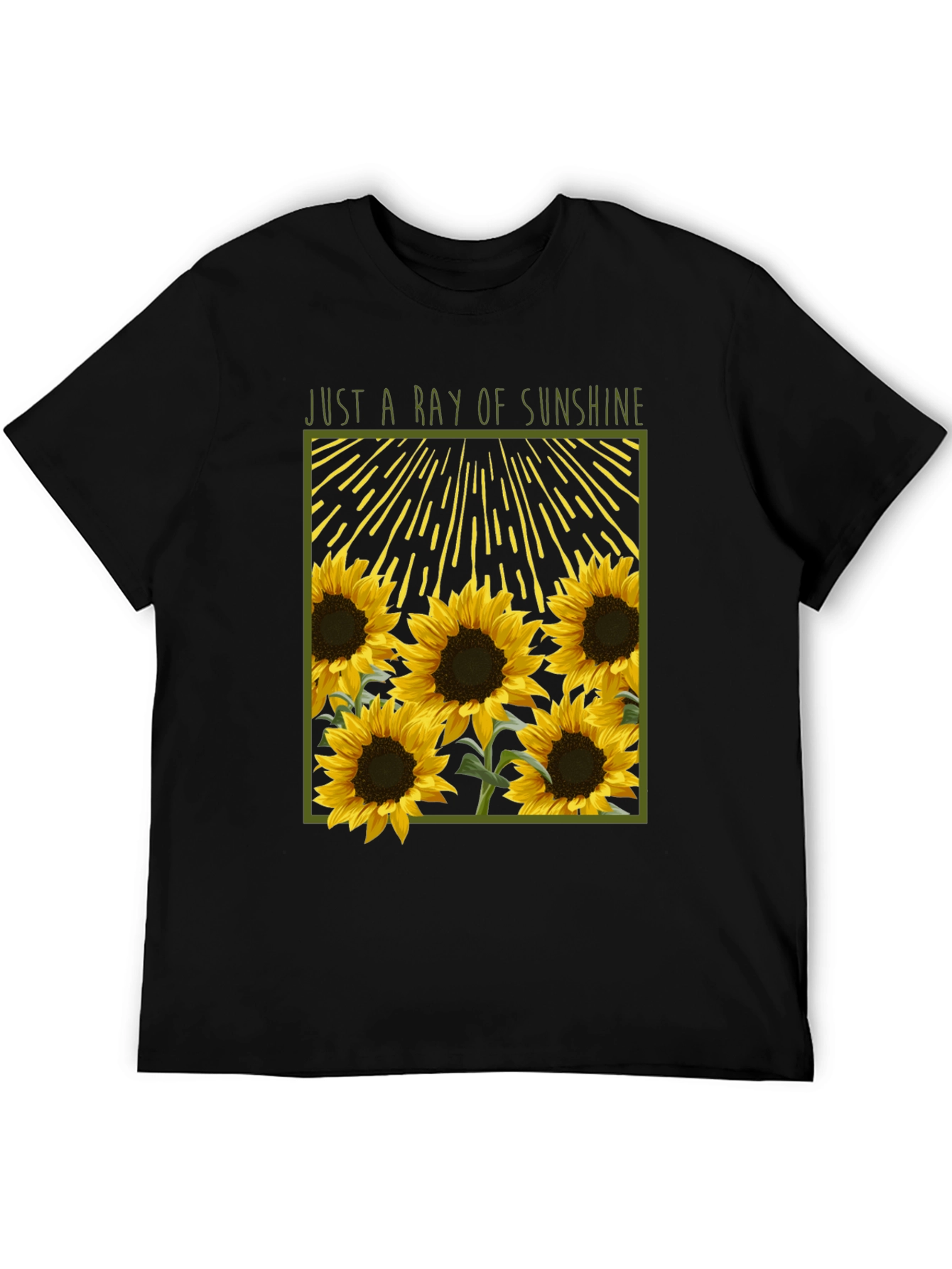 Just A Ray of Sunshine Sunflower Graphic Tee