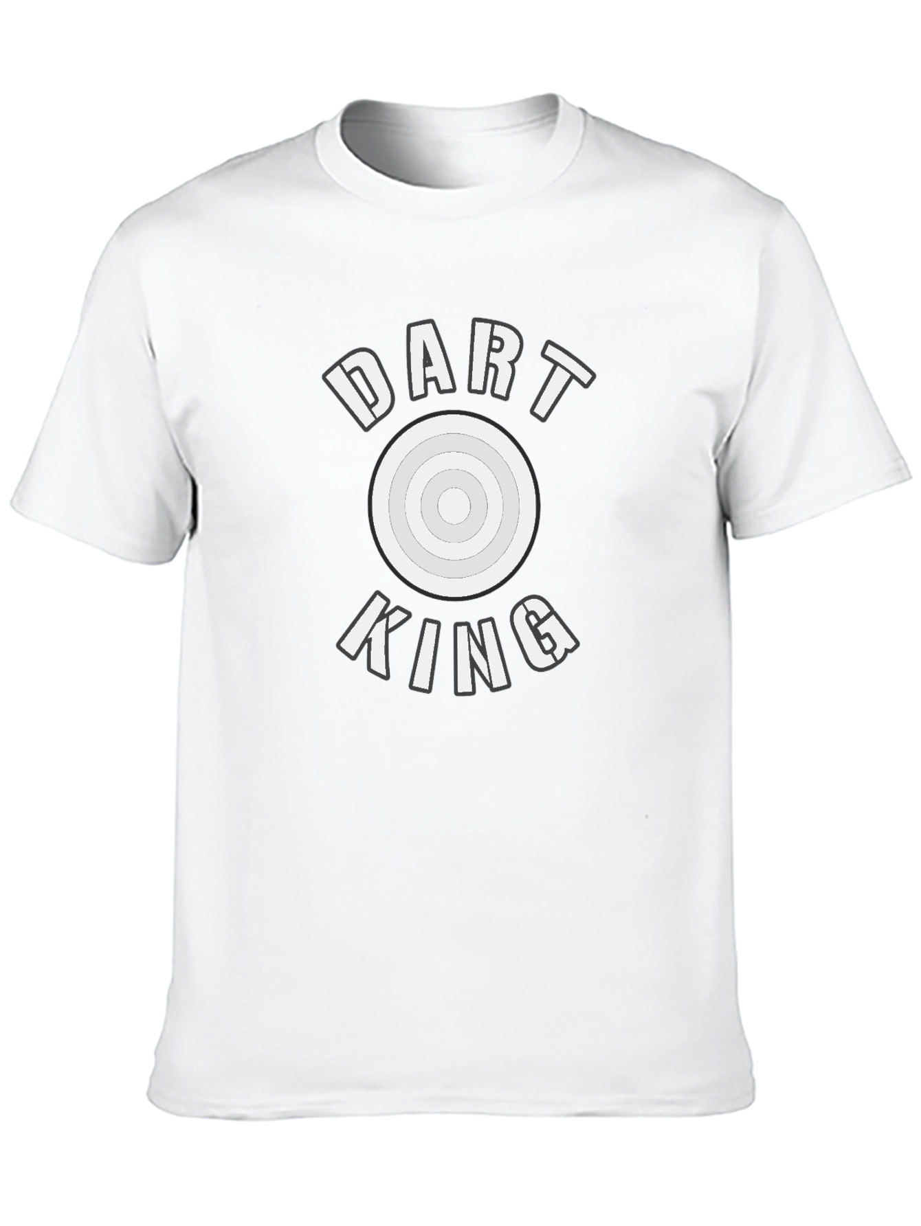 Dart King Tee - Cool Dartboard Graphic T-Shirt