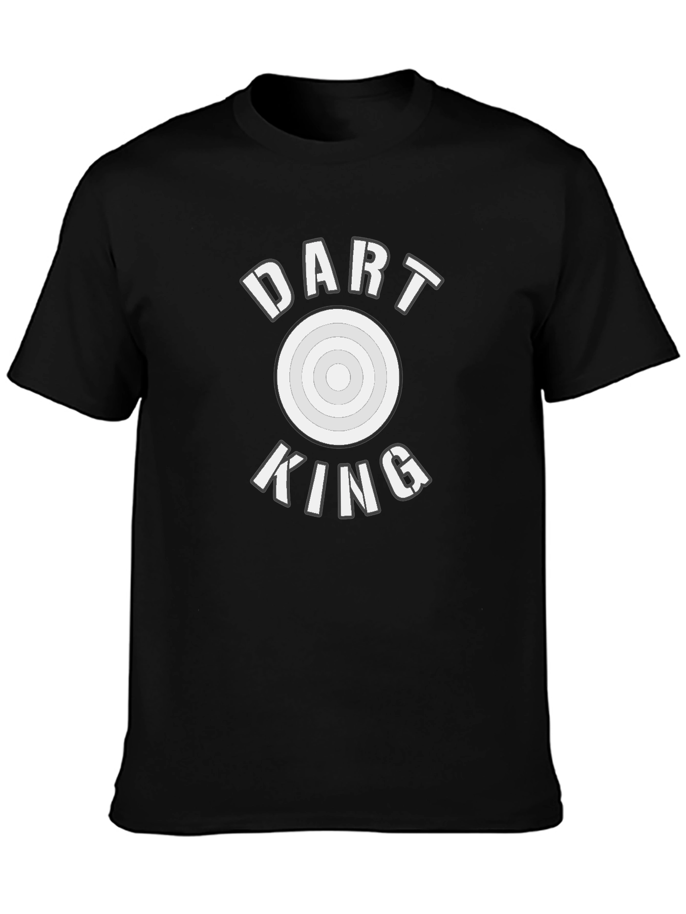 Dart King Tee - Cool Dartboard Graphic T-Shirt