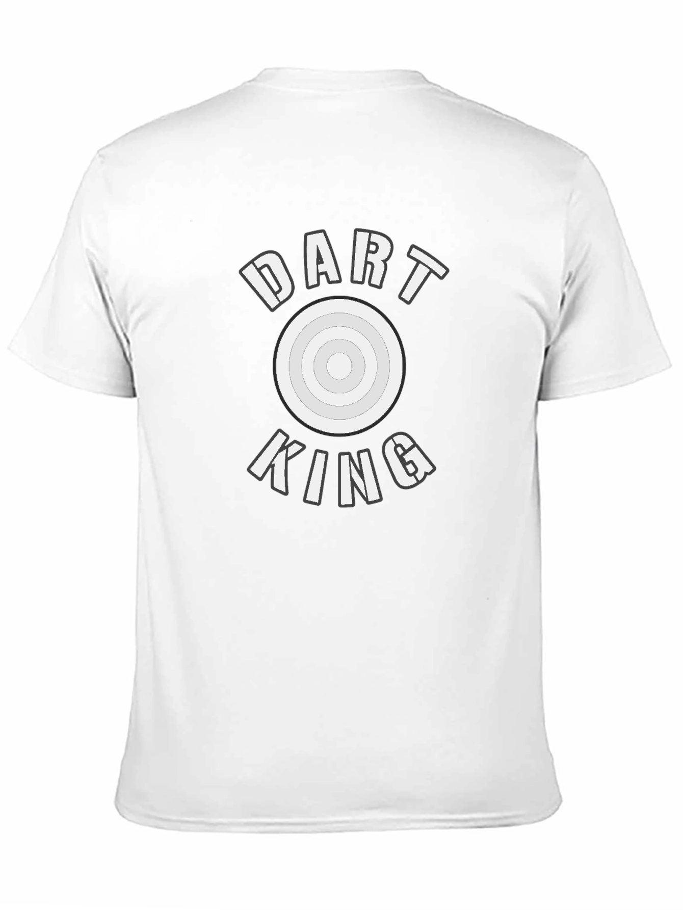 Dart King Tee - Cool Dartboard Graphic T-Shirt