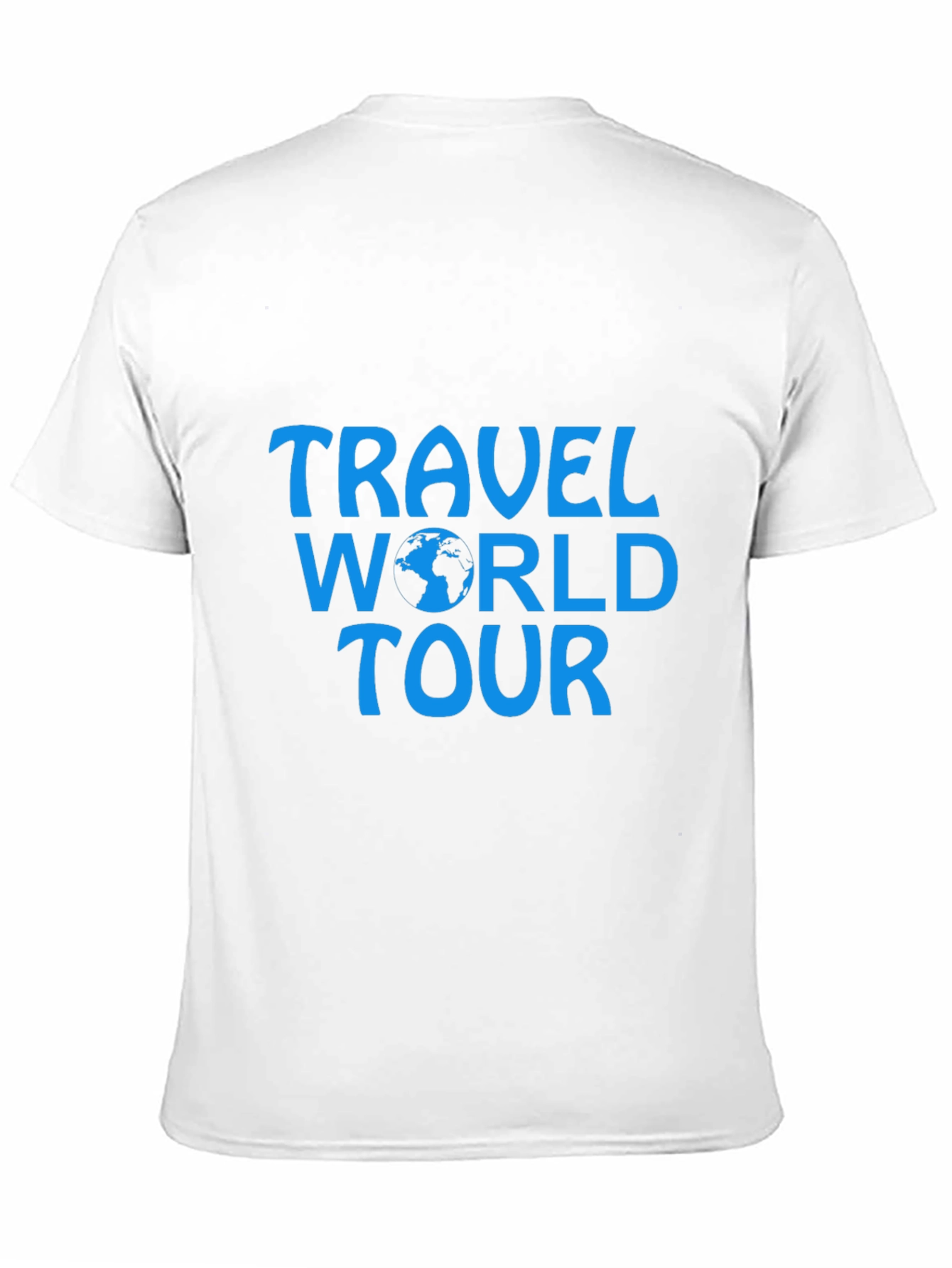 Travel World Tour Graphic Tee - Black