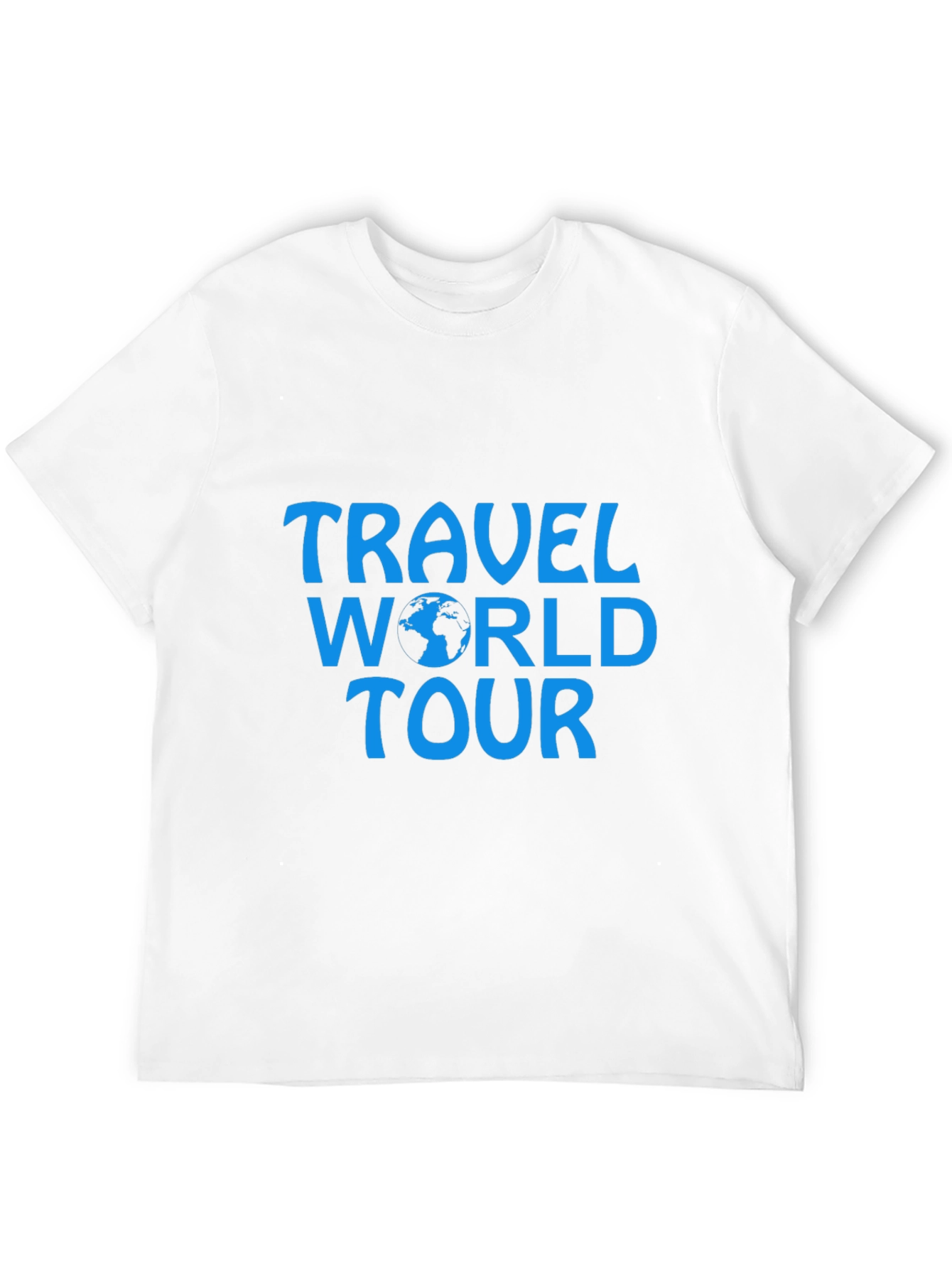 Travel World Tour Graphic Tee - Black