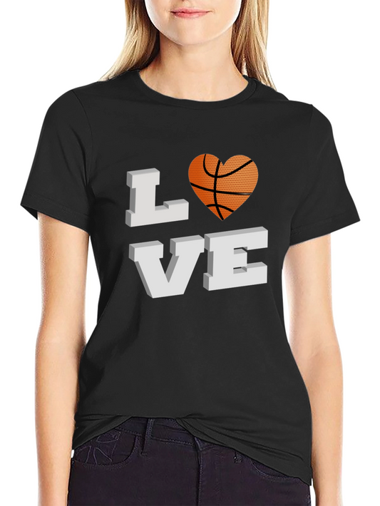 Basketball Love Graphic T-Shirt